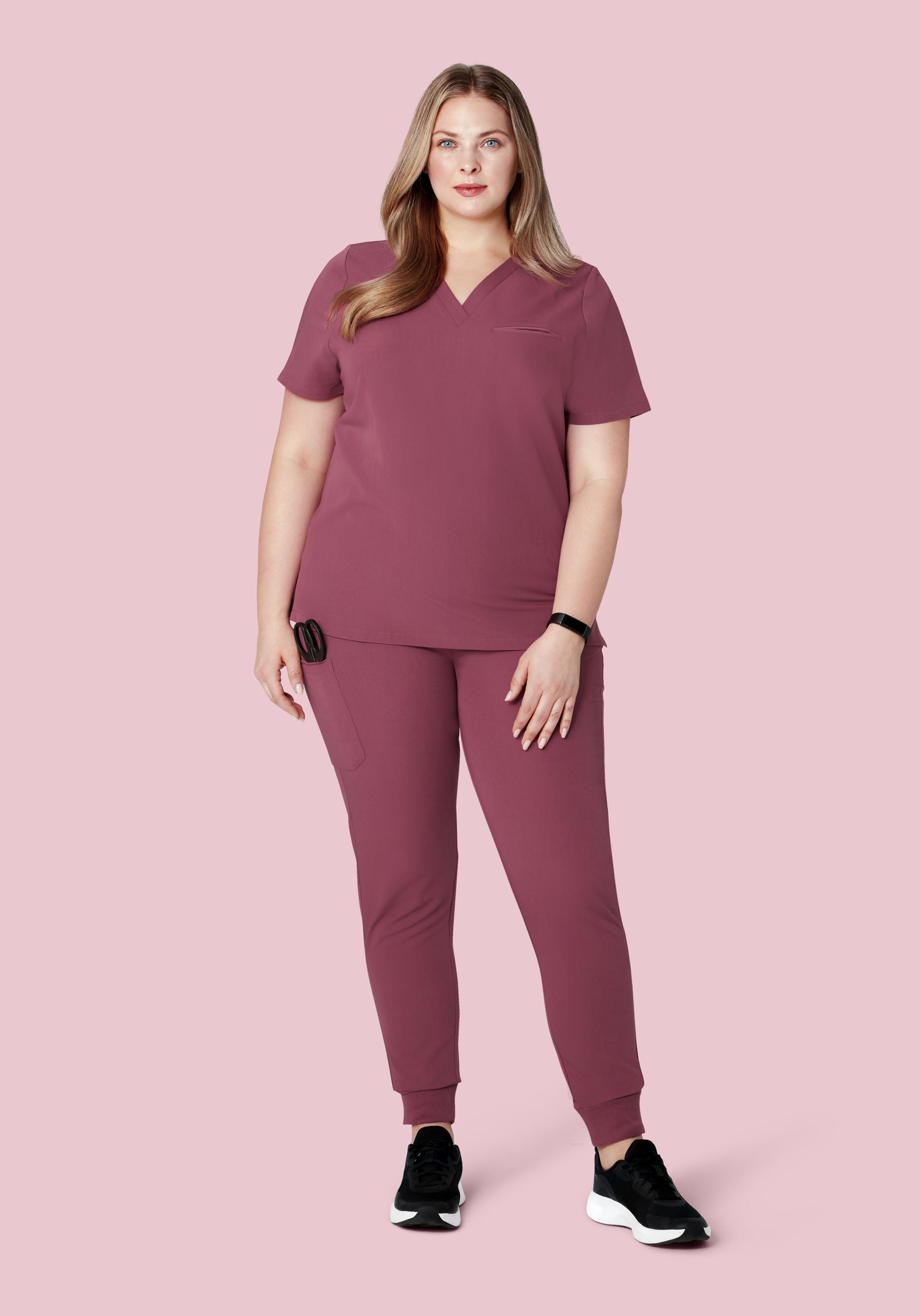 One Pocket Top Deep Mauve