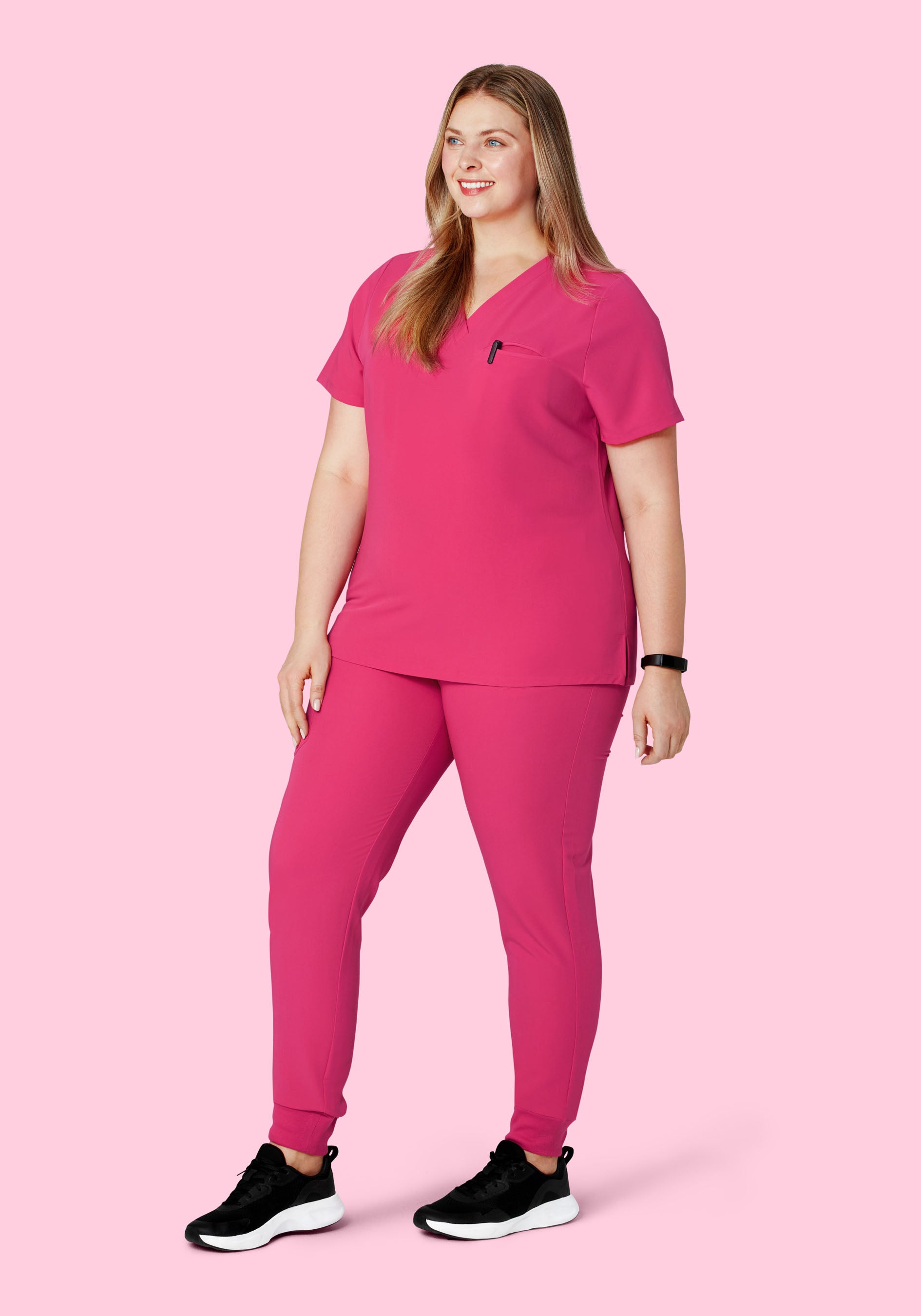 One Pocket Top Hot Pink