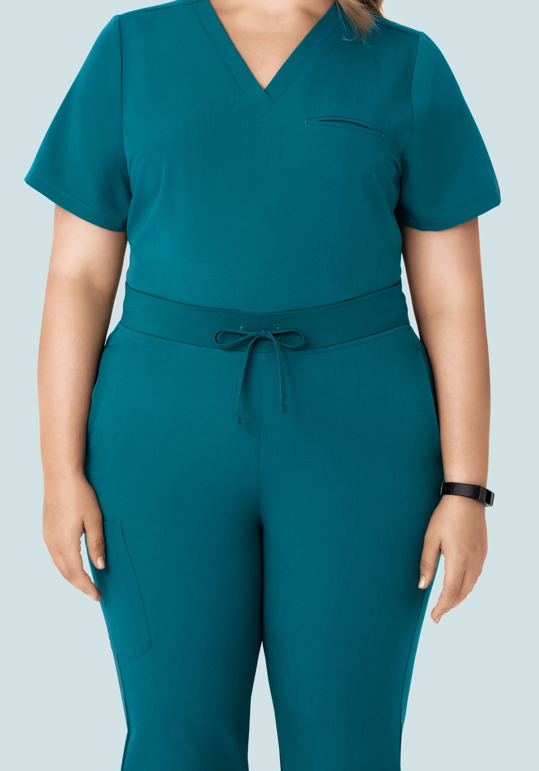 High Waisted Joggers Peacock