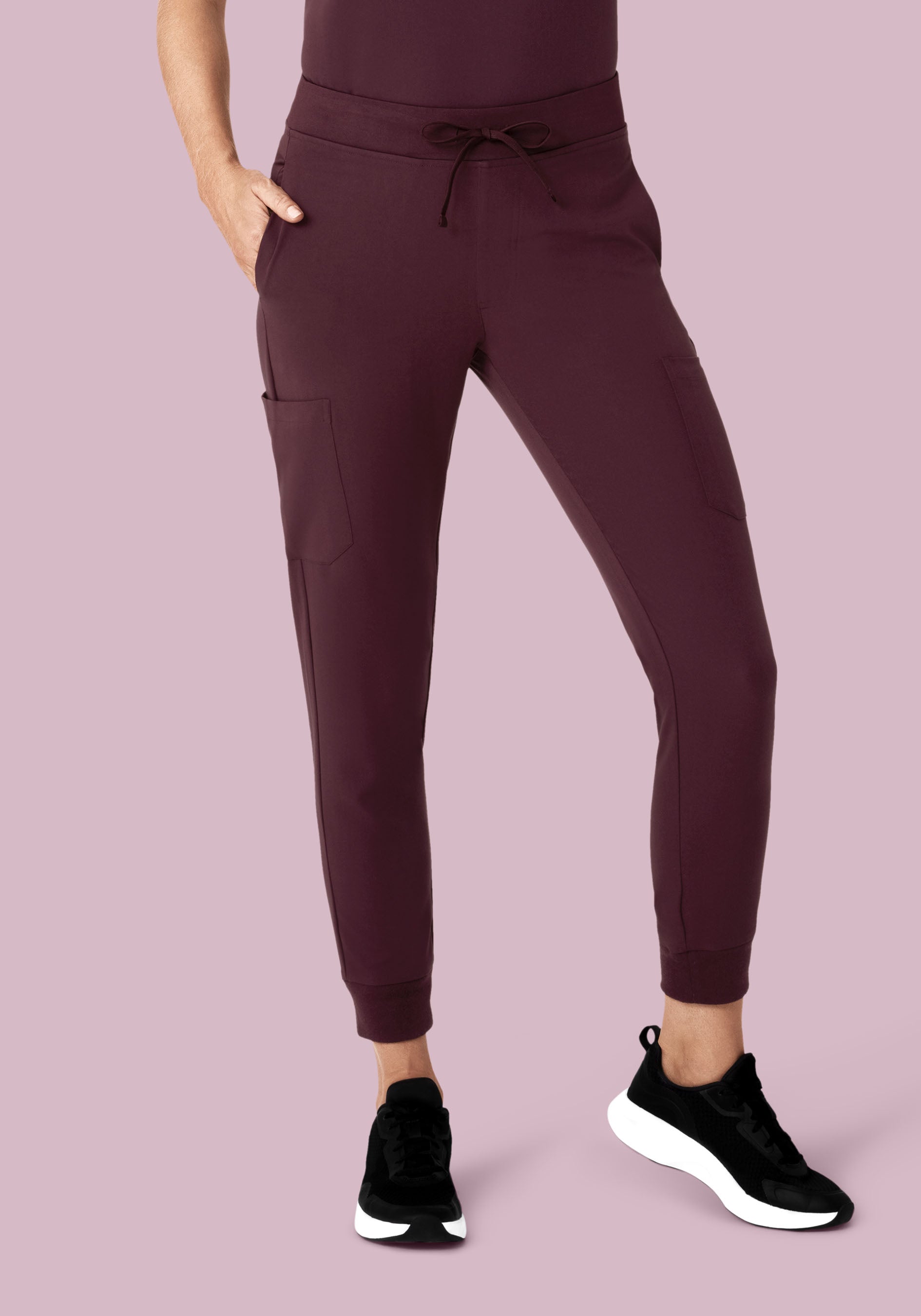 9 Pocket Joggers Merlot