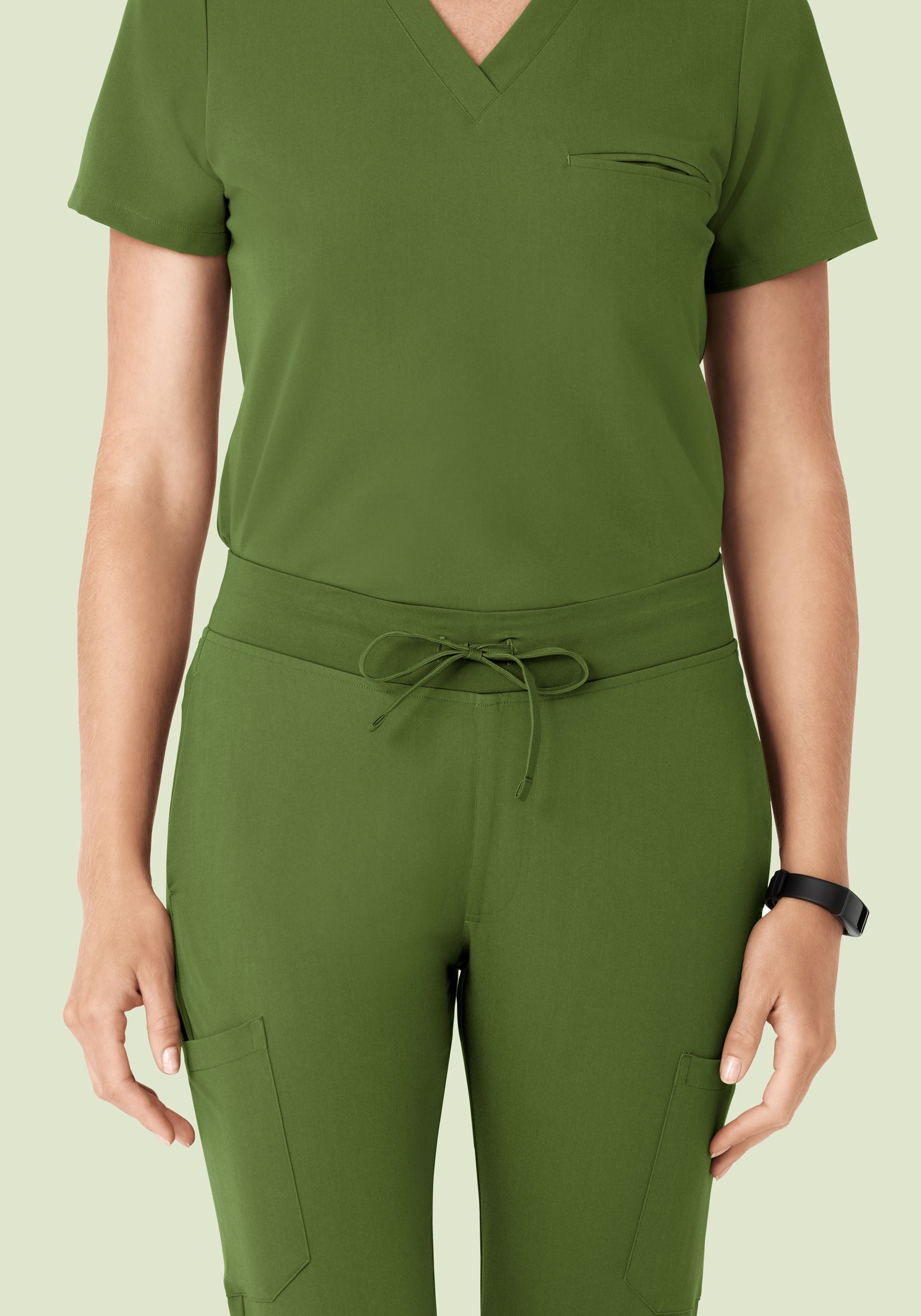 6 Pocket Slim Pants Moss