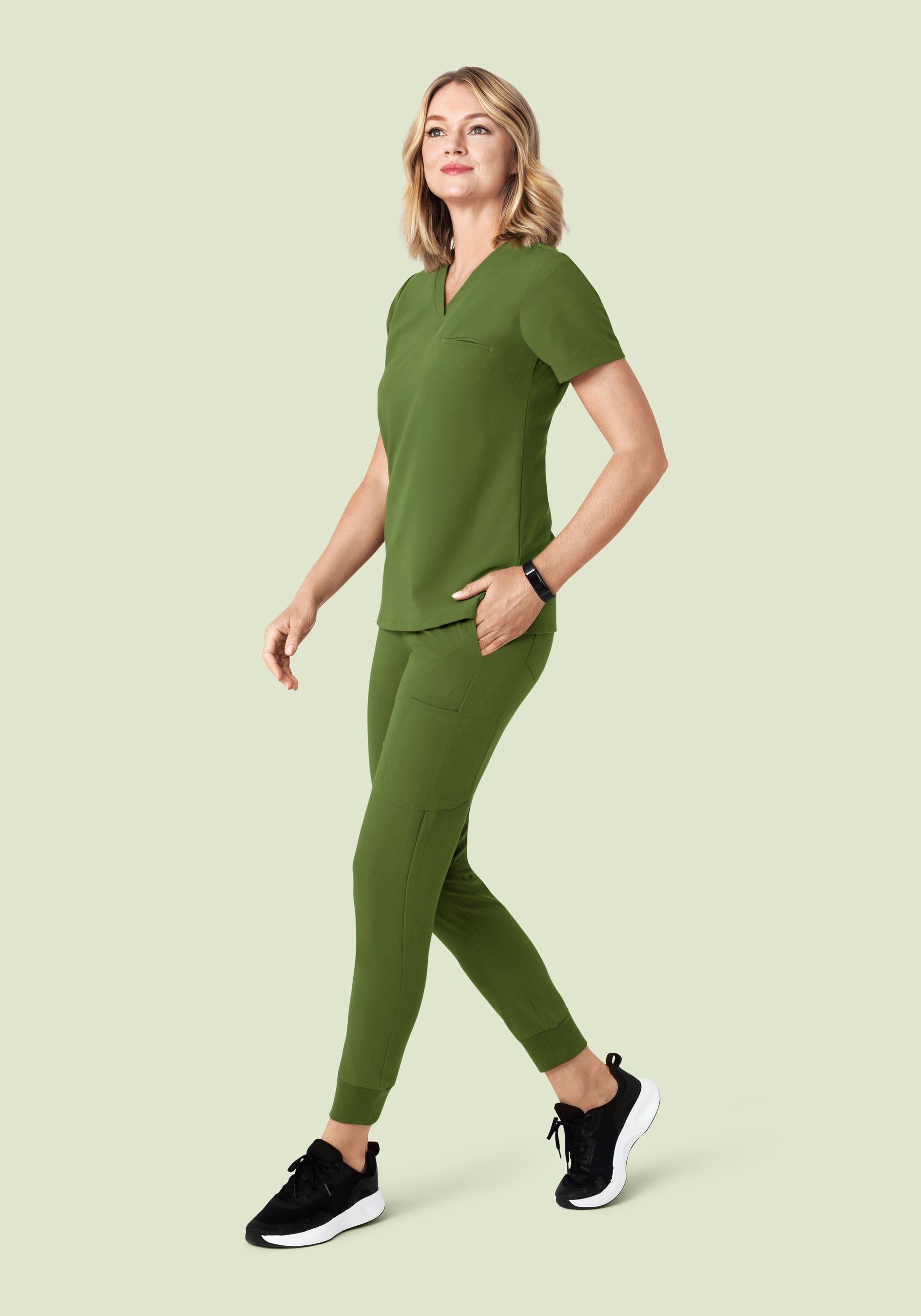 9 Pocket Joggers Moss