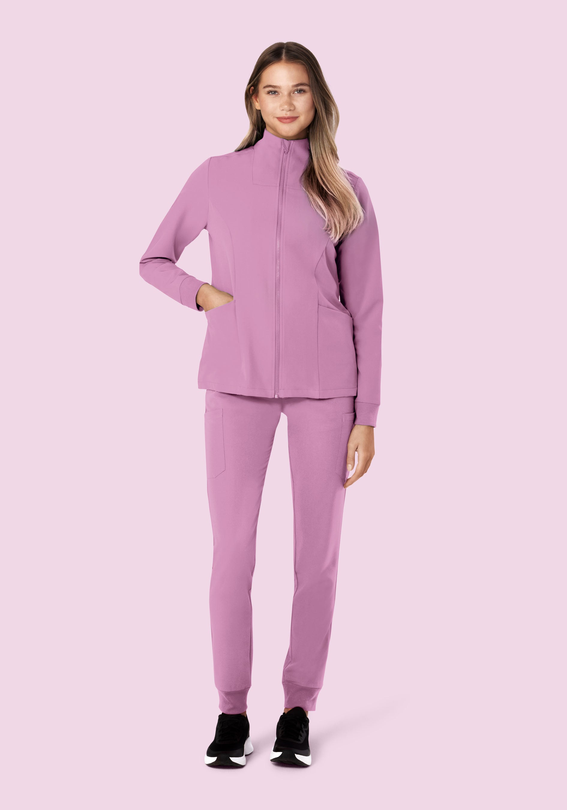 Women's Modern Scrub Jacket Lilac