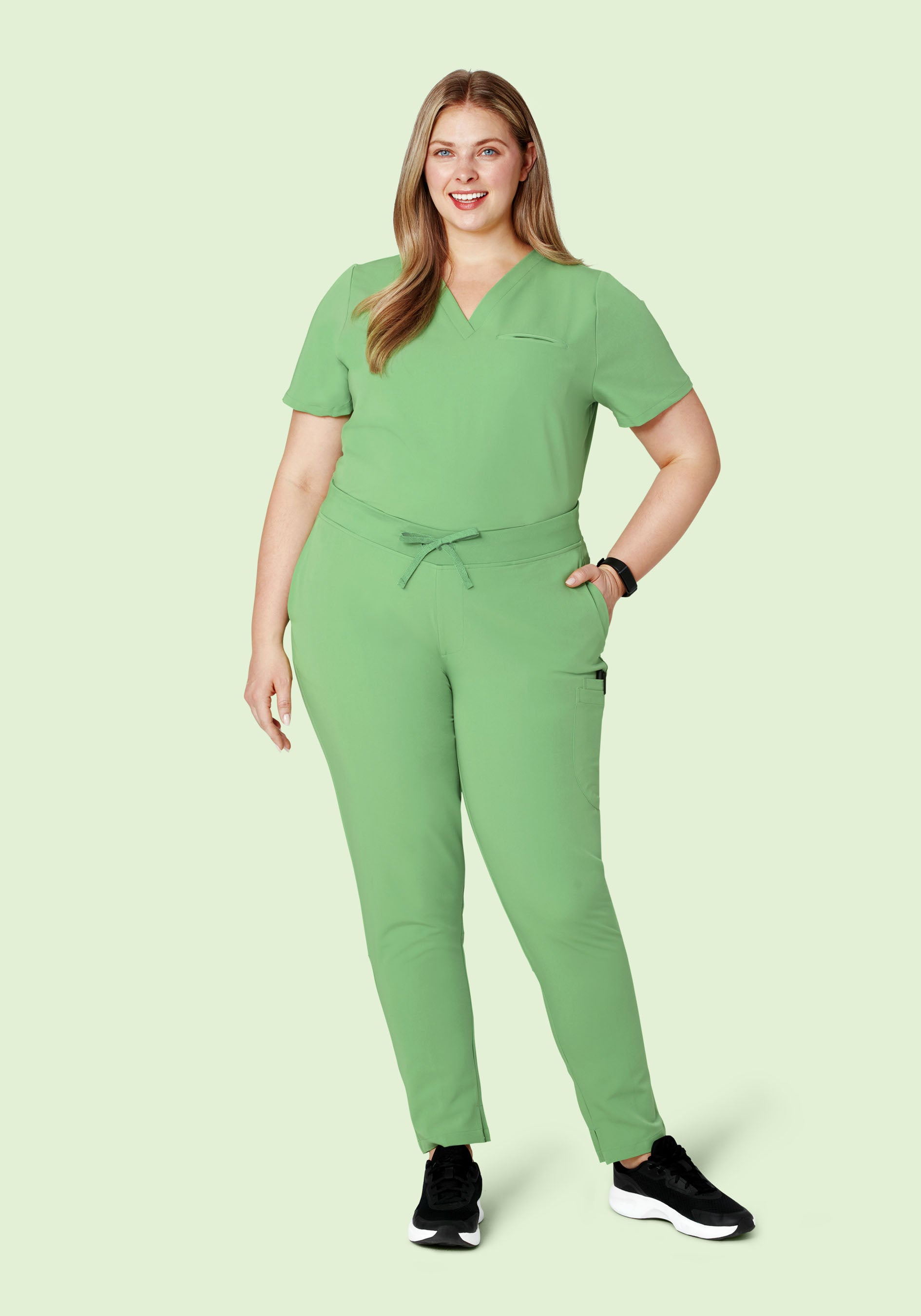 6 Pocket Slim Pants Aloe