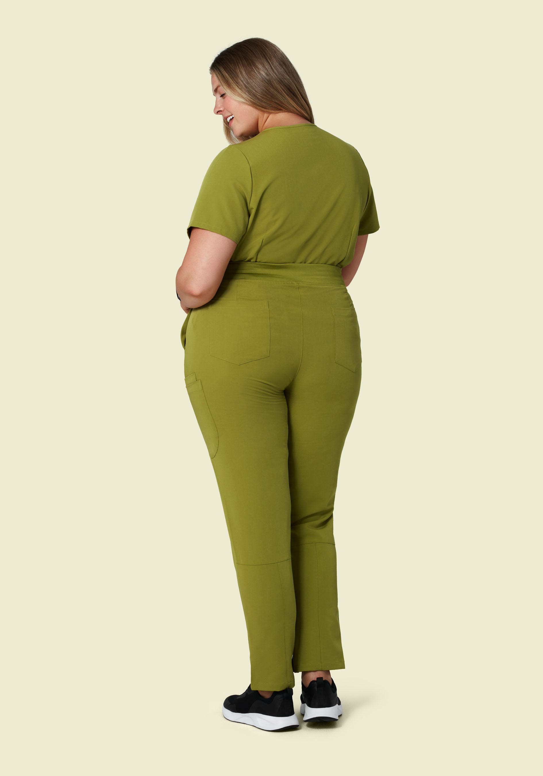 6 Pocket Slim Pants Avocado