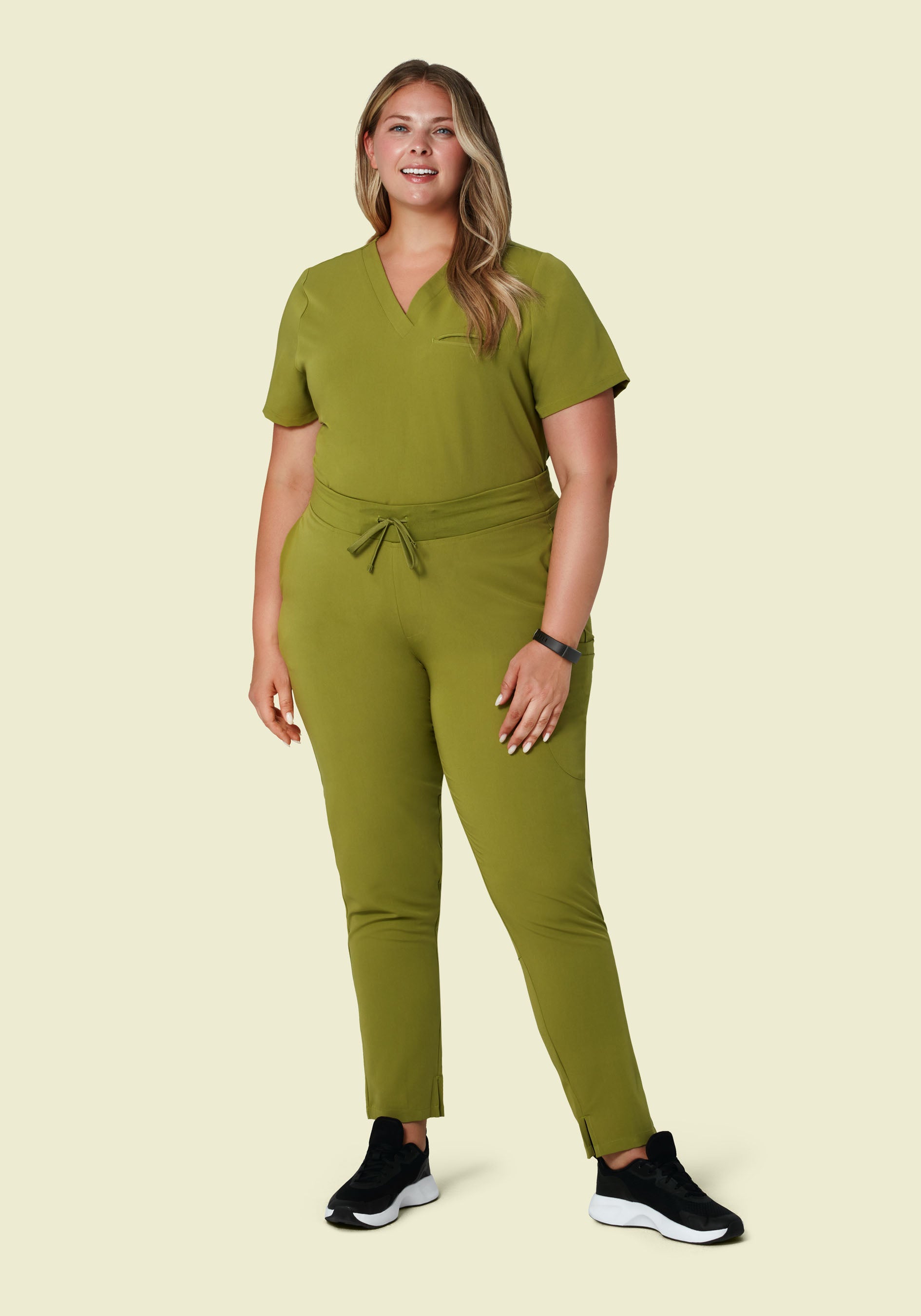 6 Pocket Slim Pants Avocado