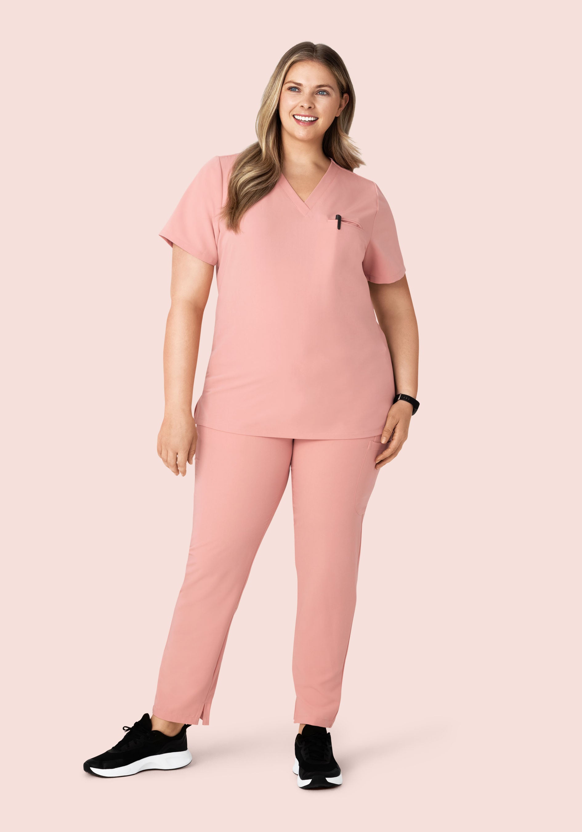 6 Pocket Slim Pants Dusty Pink