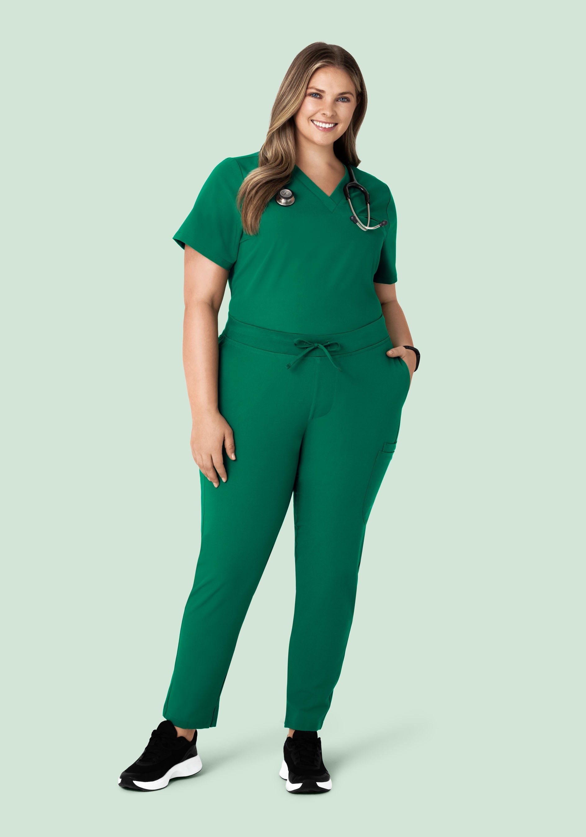 6 Pocket Slim Pants Envy Green