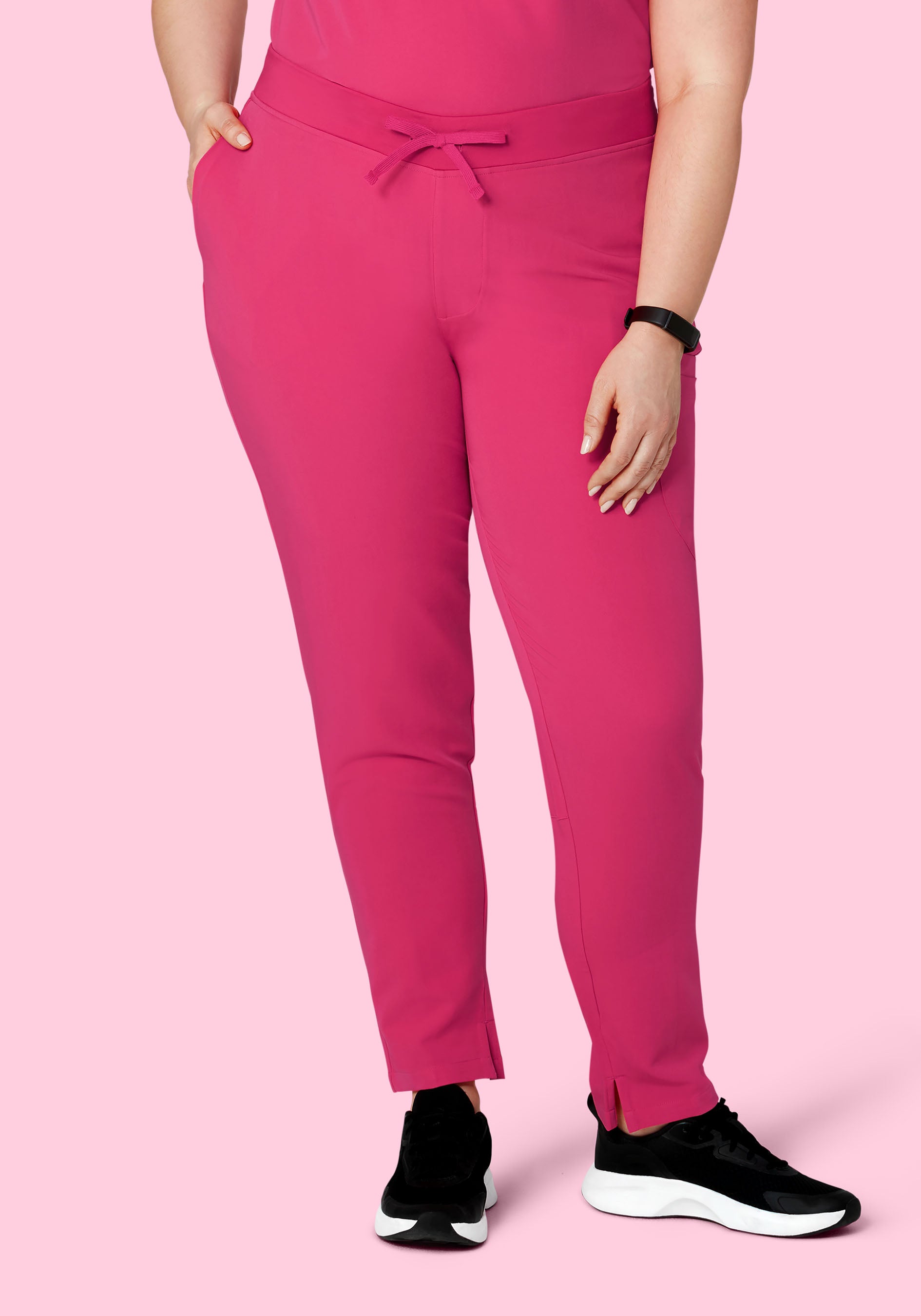 Women's Mid-Rise Slim Leg Scrub Pants - Hyacinth | Mandala Scrubs
