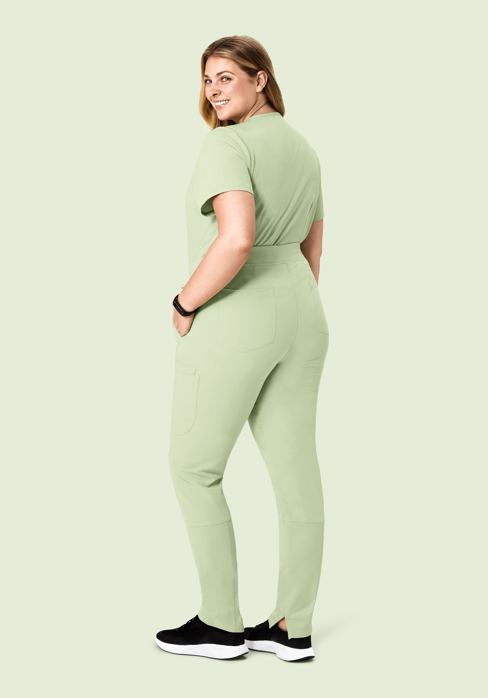 6 Pocket Slim Pants Matcha