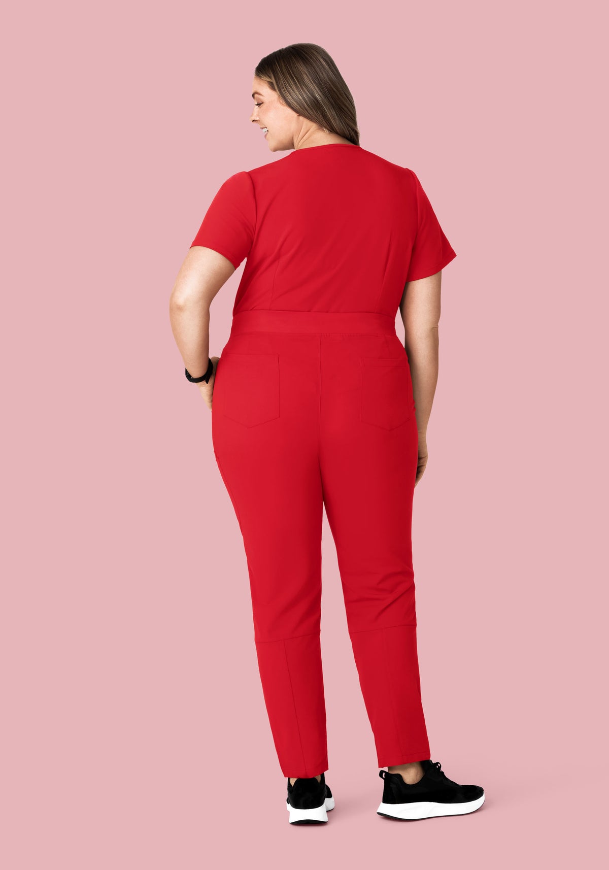 6 Pocket Slim Pants Poppy Red