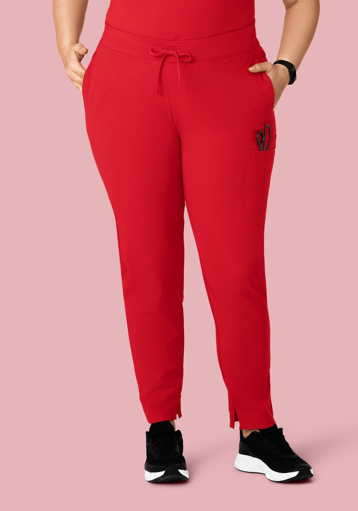 6 Pocket Slim Pants Poppy Red