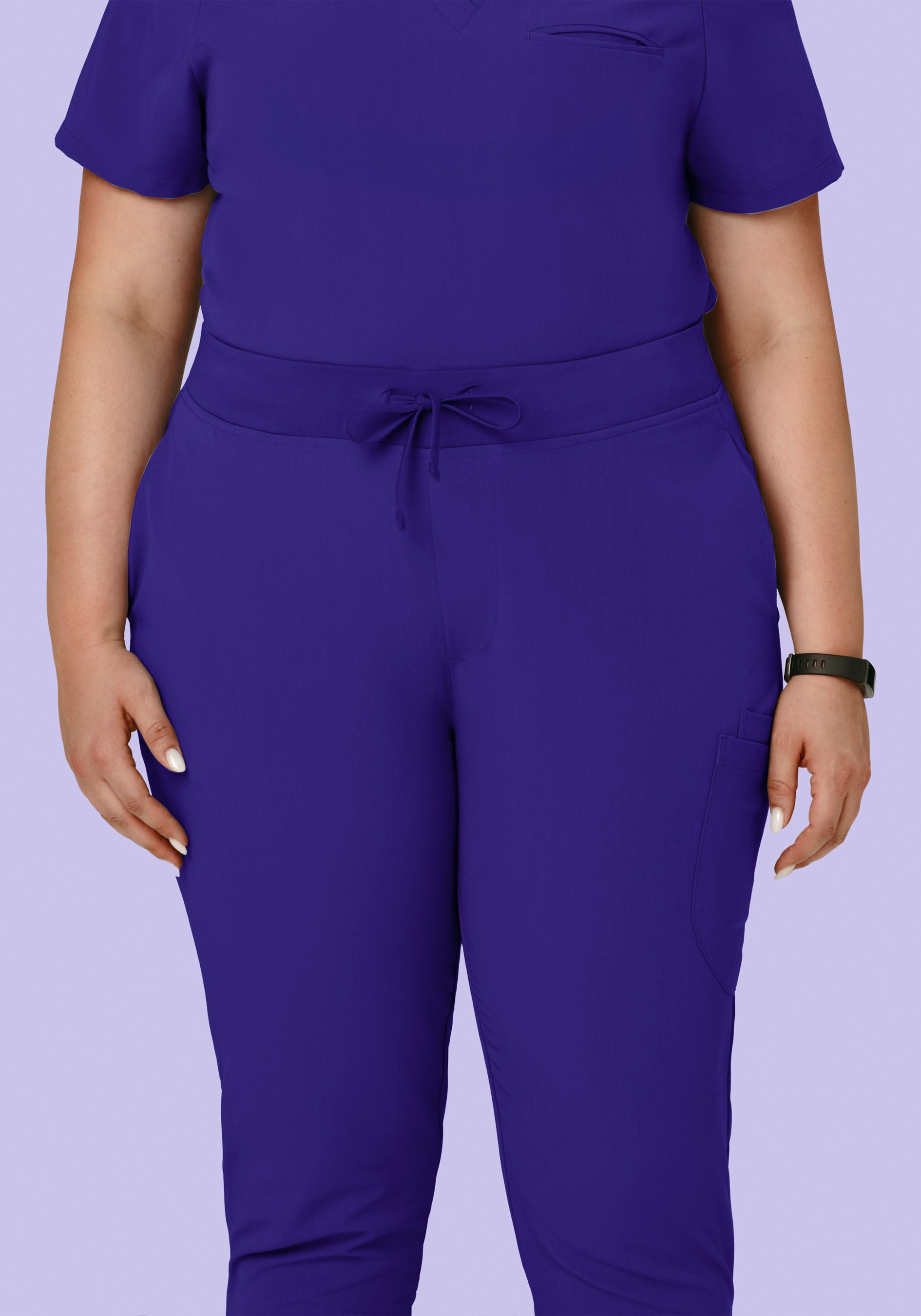 6 Pocket Slim Pants True Grape