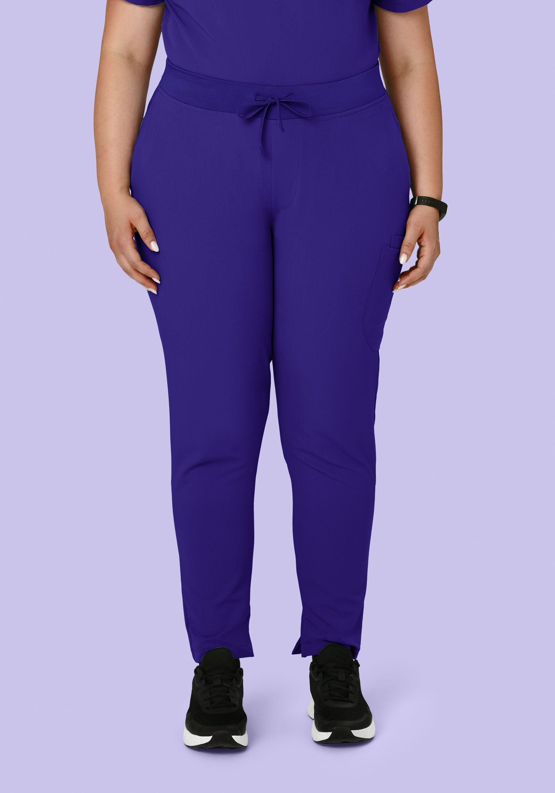 6 Pocket Slim Pants True Grape