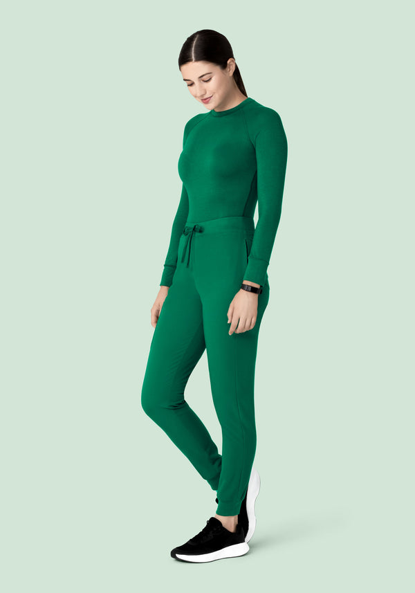 High Waisted Joggers Envy Green