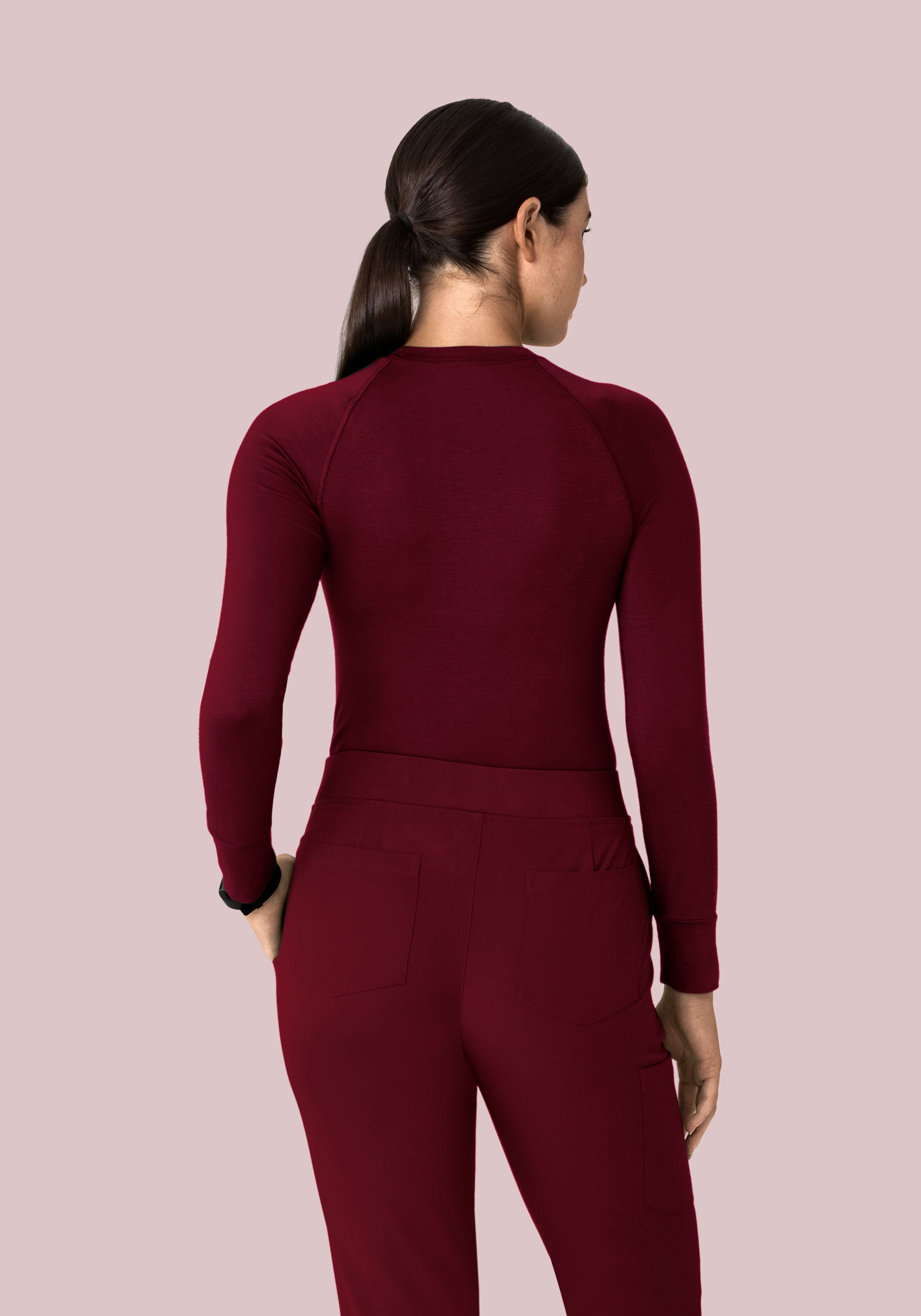 Women's Underscrubs Wine