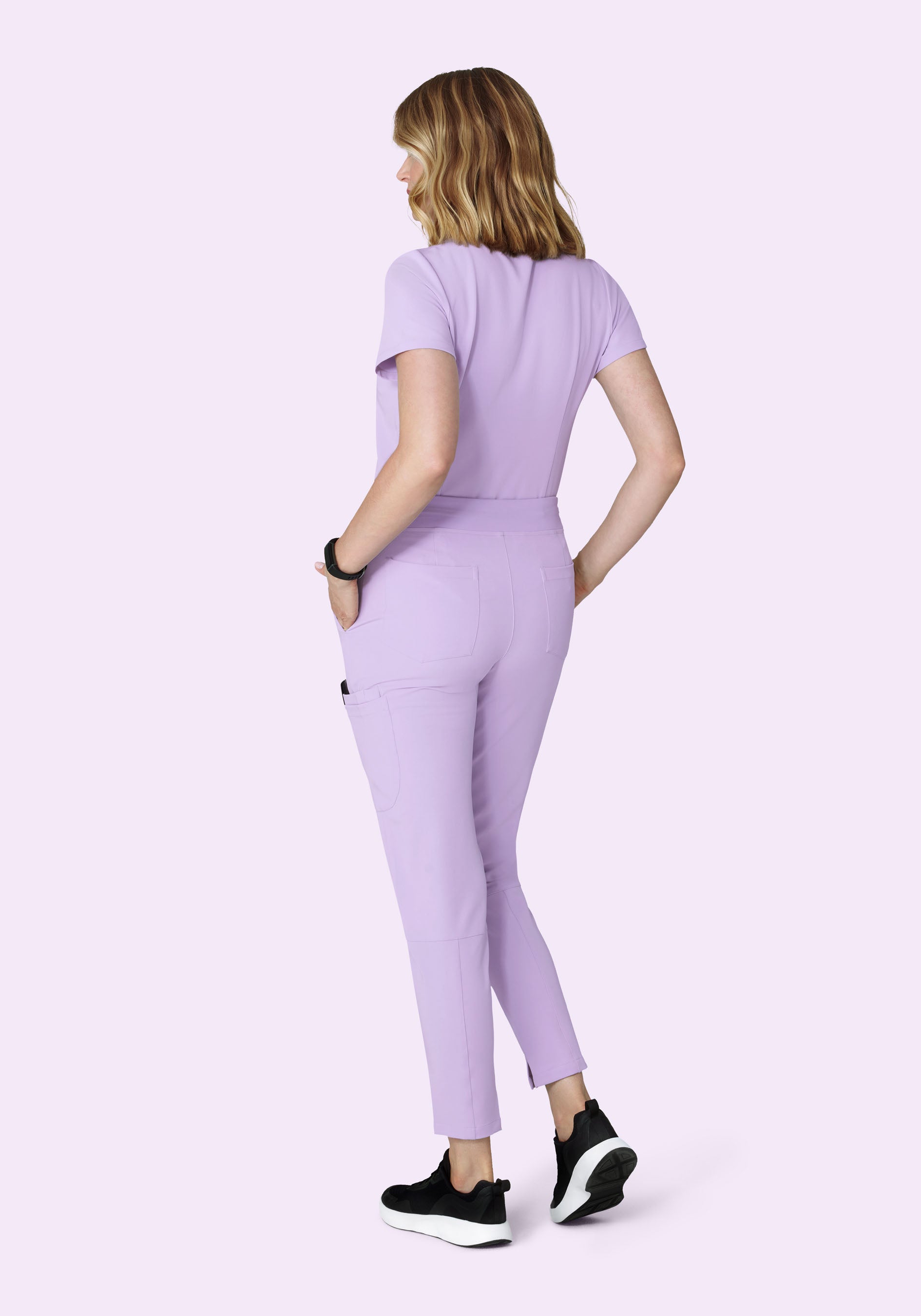 6 Pocket Slim Pants Cool Lavender