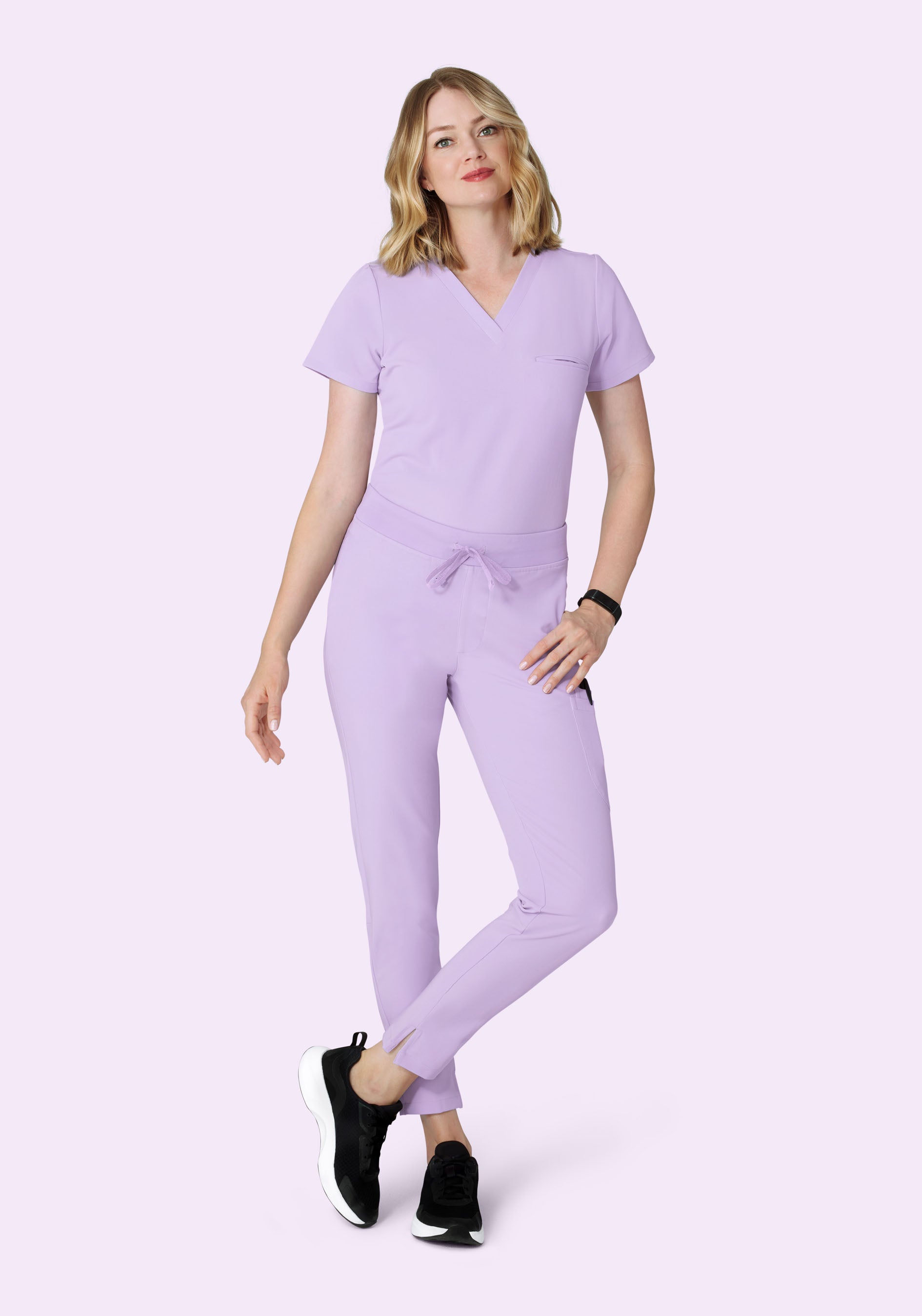 6 Pocket Slim Pants Cool Lavender