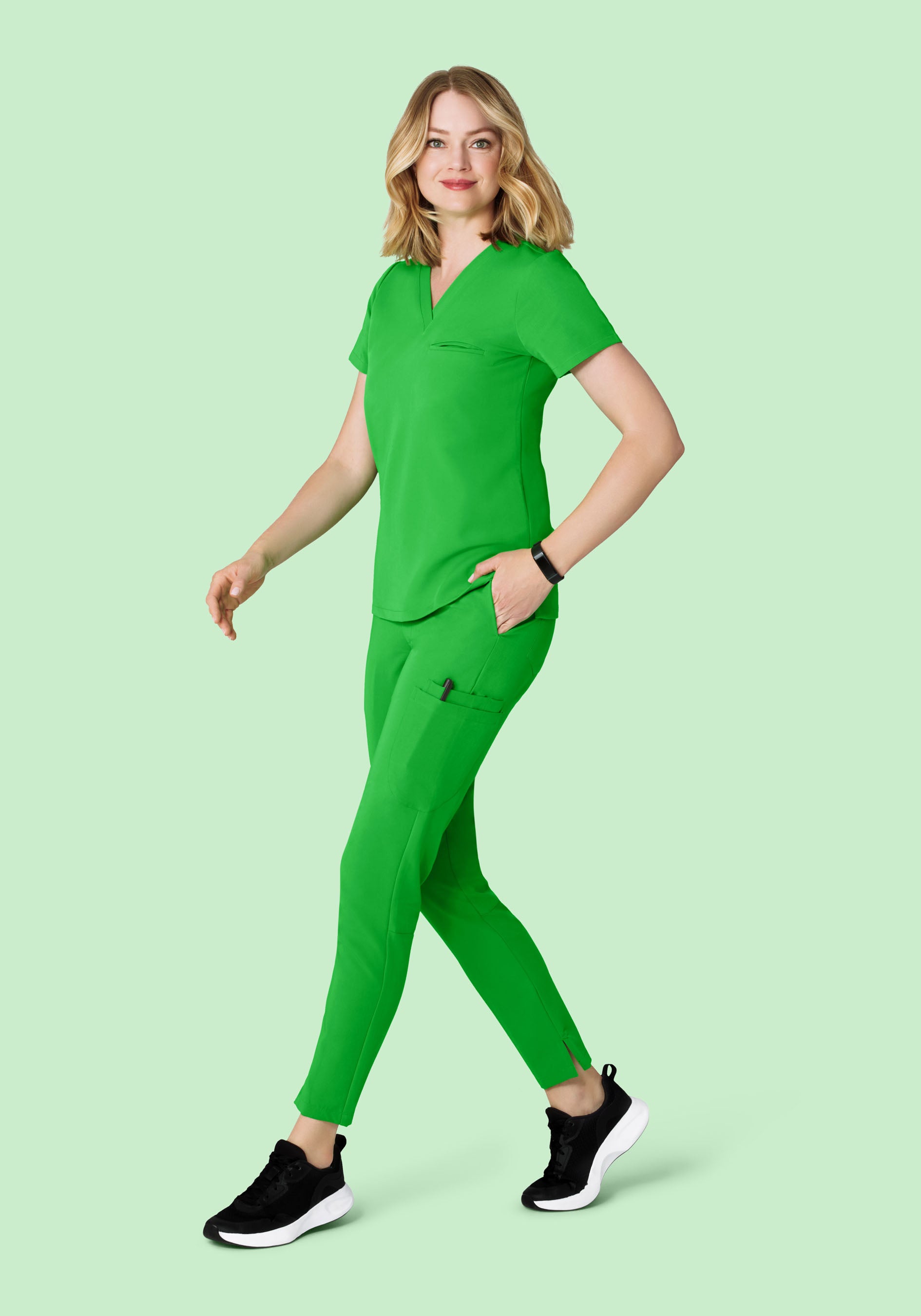 One Pocket Top Kelly Green