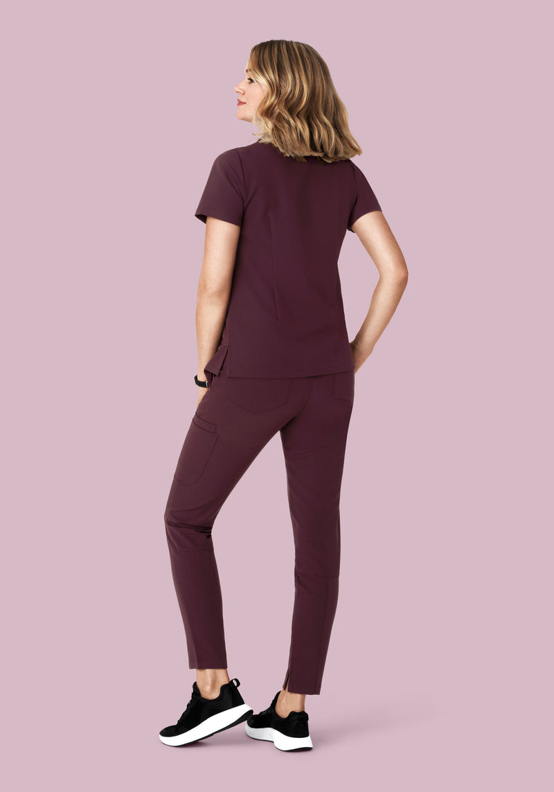 6 Pocket Slim Pants Merlot