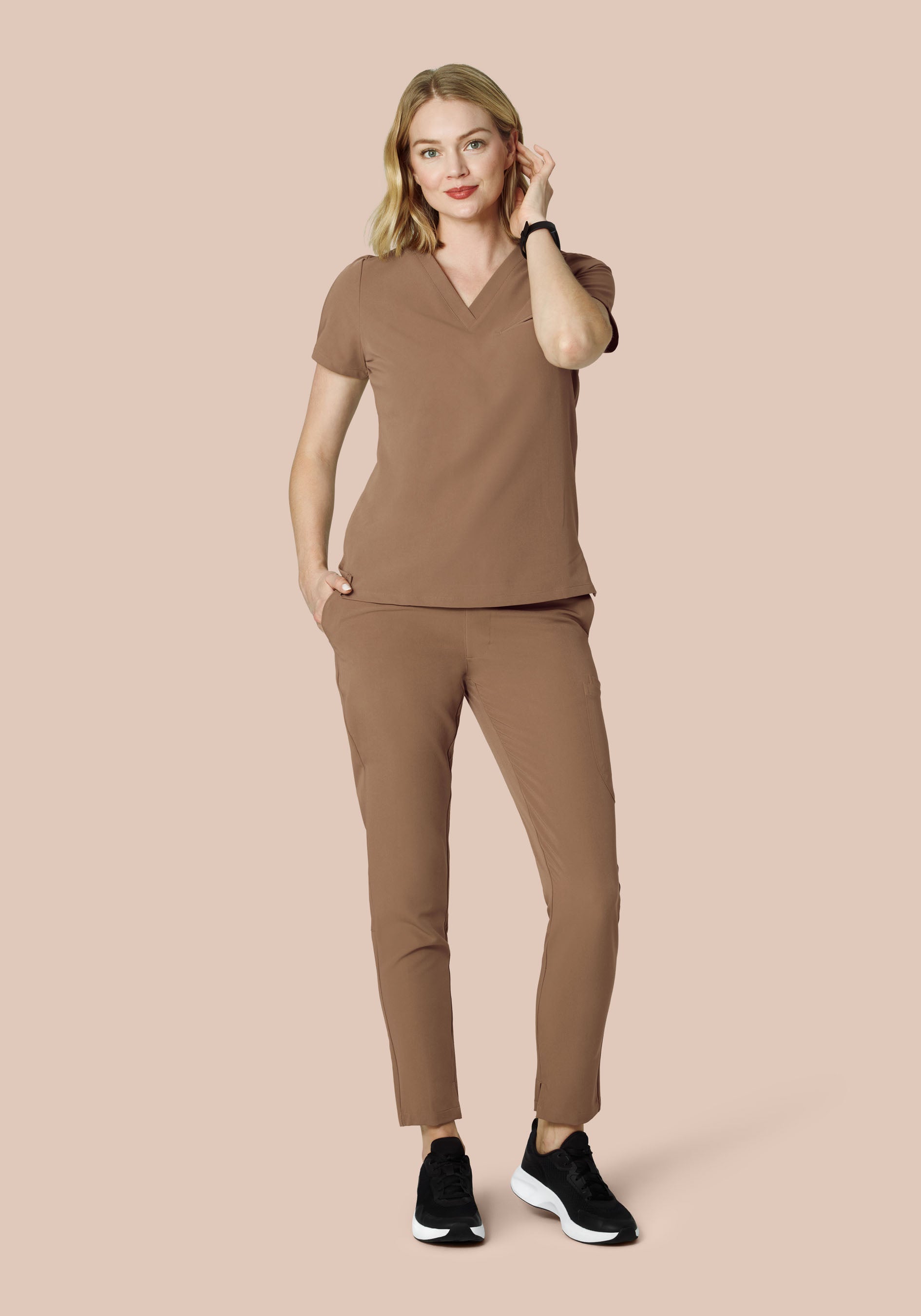 6 Pocket Slim Pants Mocha