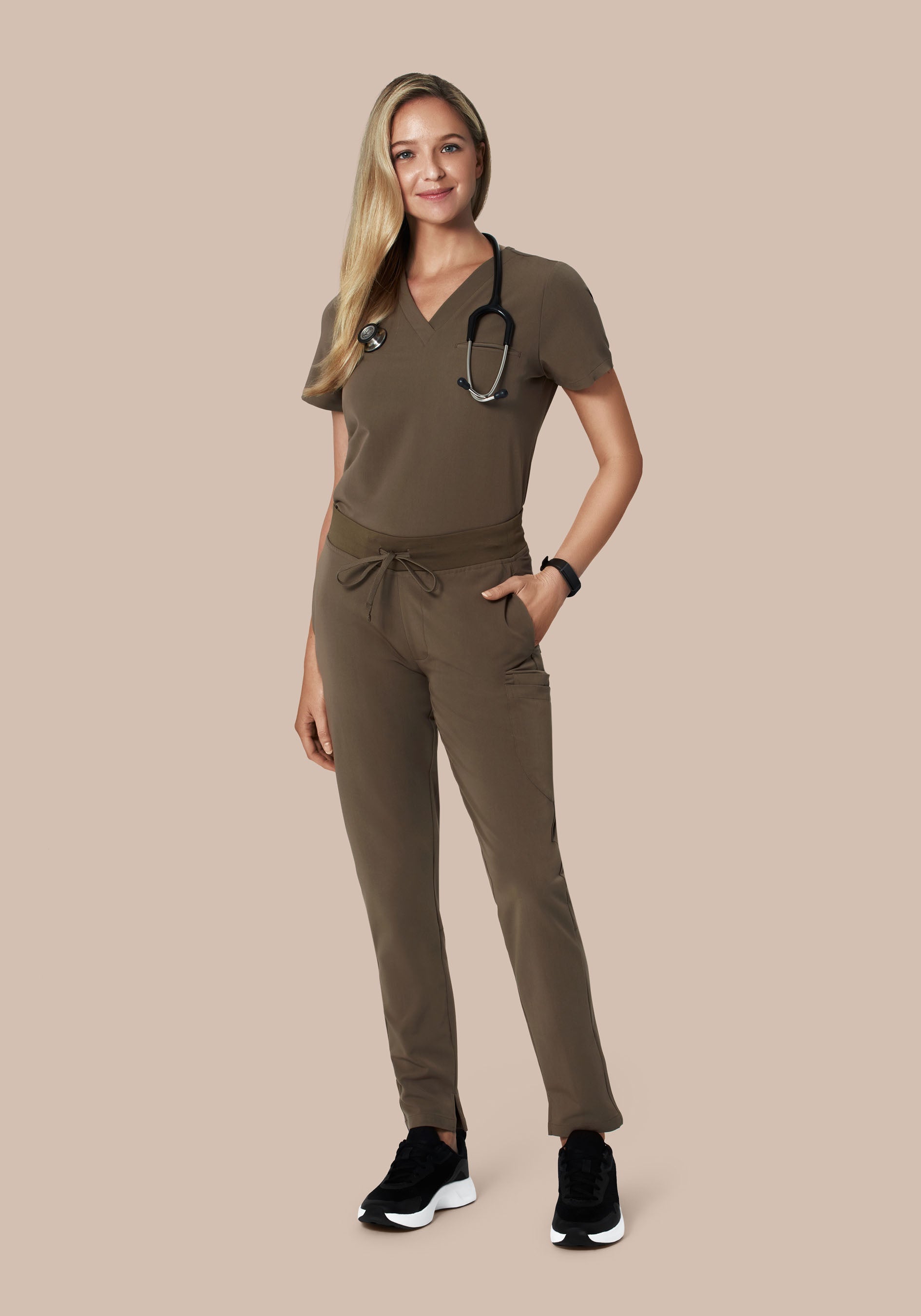 6 Pocket Slim Pants Truffle