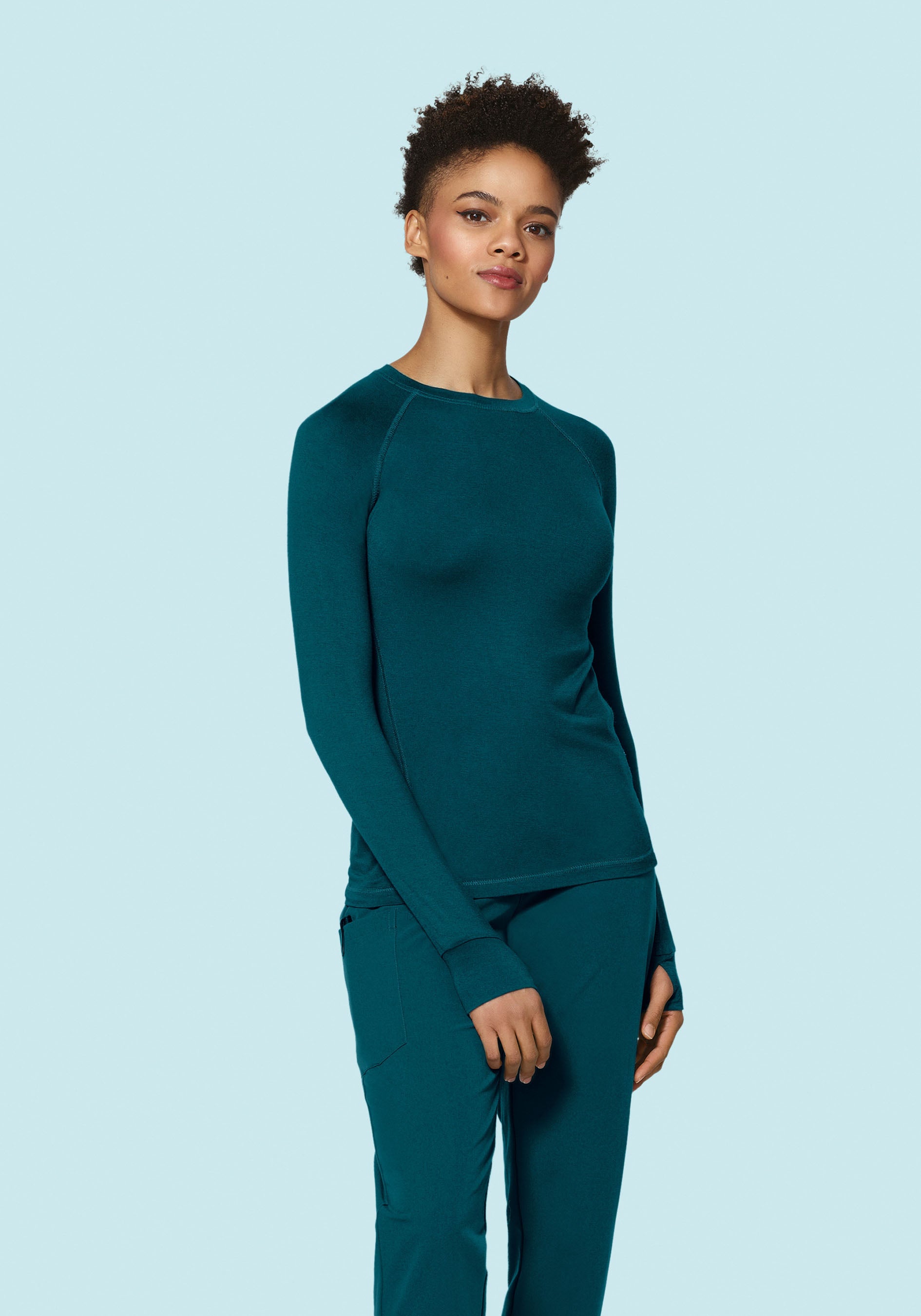 Women's Underscrubs Caribbean Blue