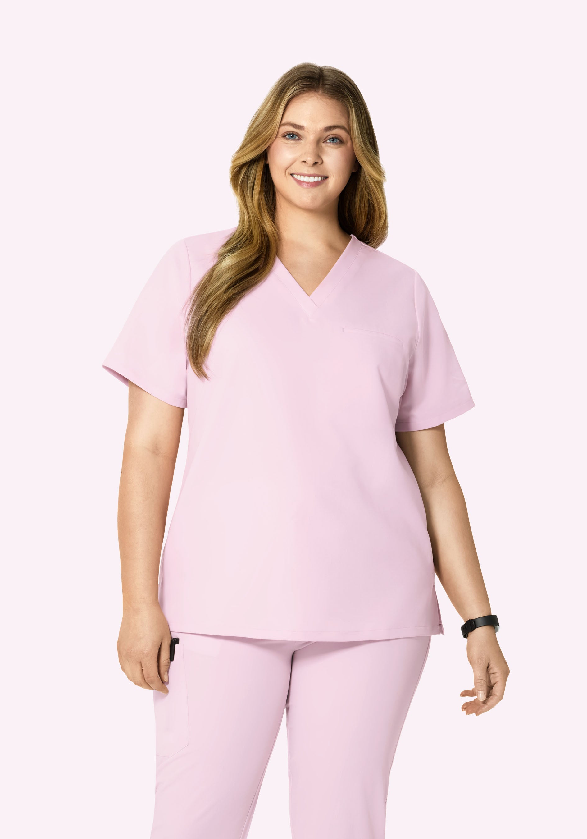 One Pocket Top Misty Rose