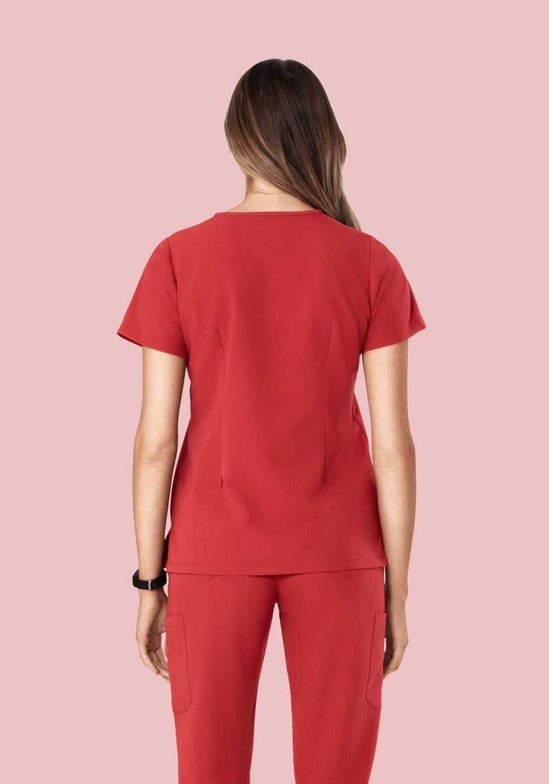 One Pocket Top Cranberry