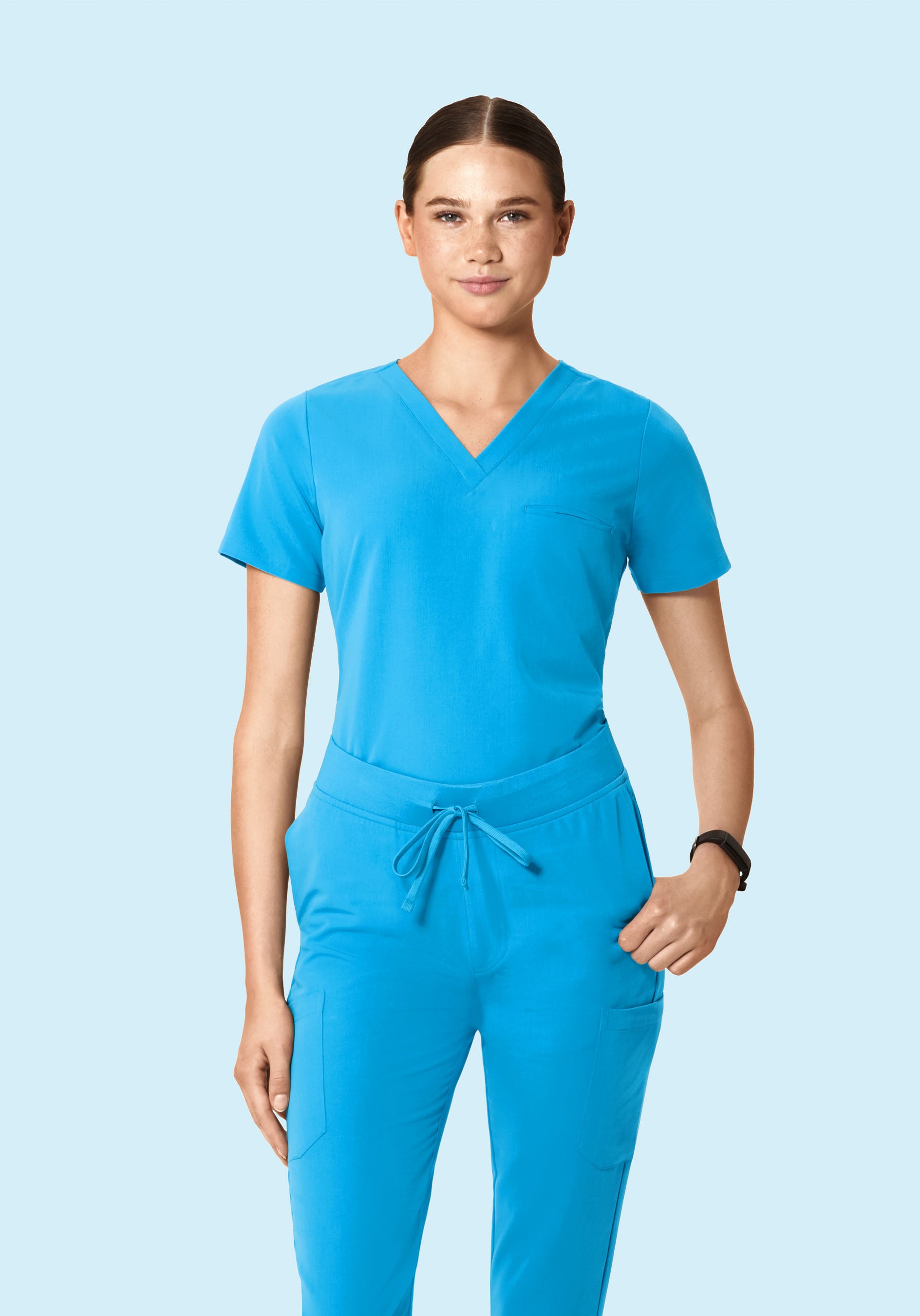 One Pocket Top Horizon Blue