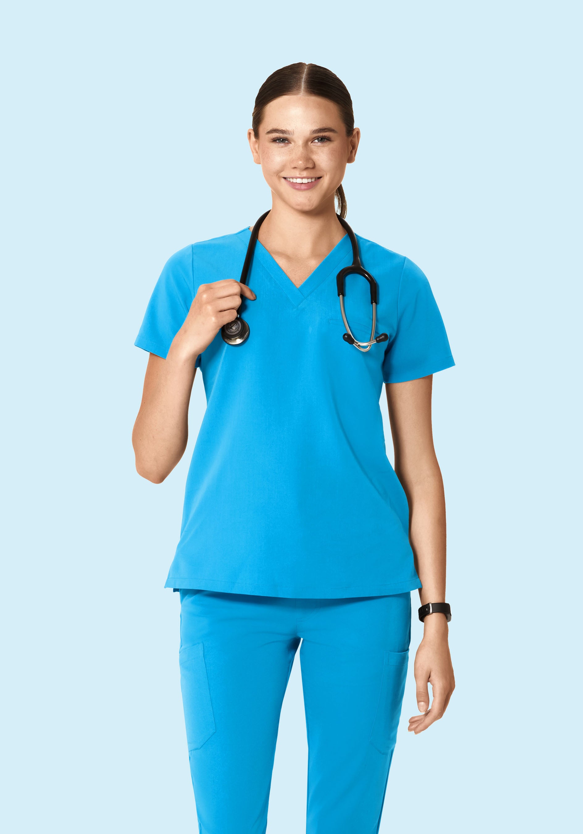 One Pocket Top Horizon Blue