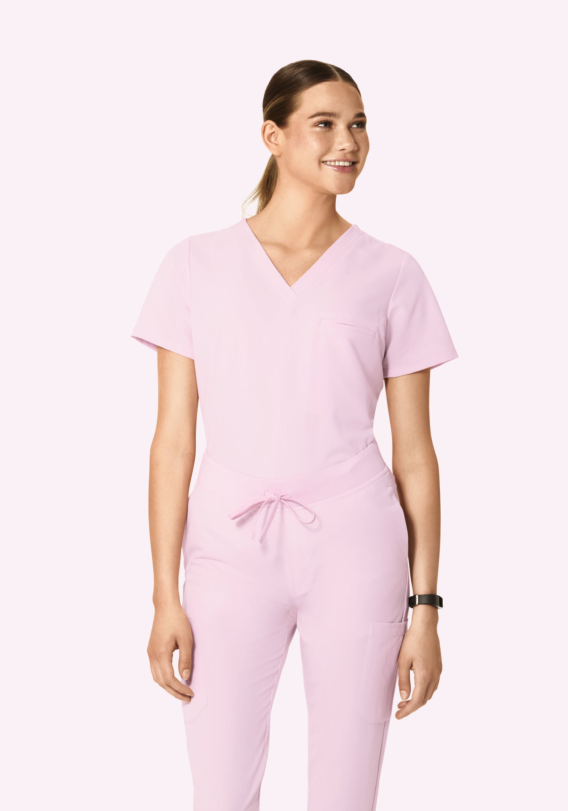 One Pocket Top Misty Rose