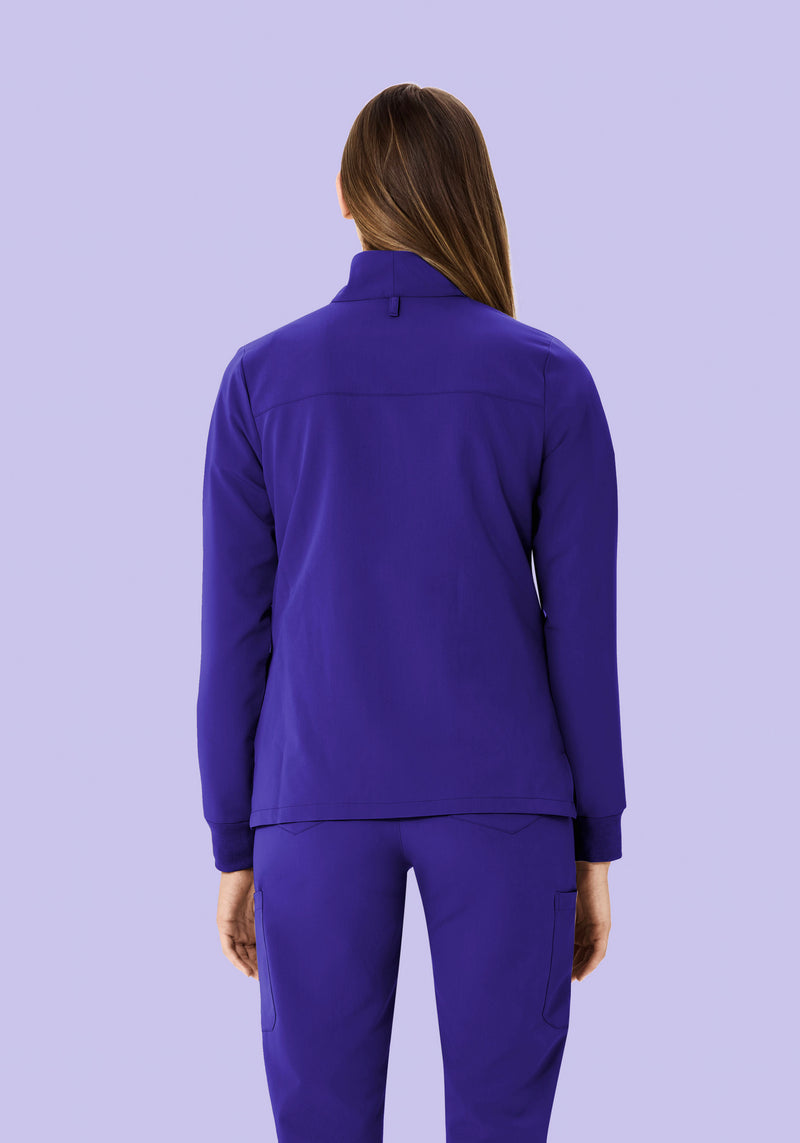 Women's Modern Scrub Jacket True Grape