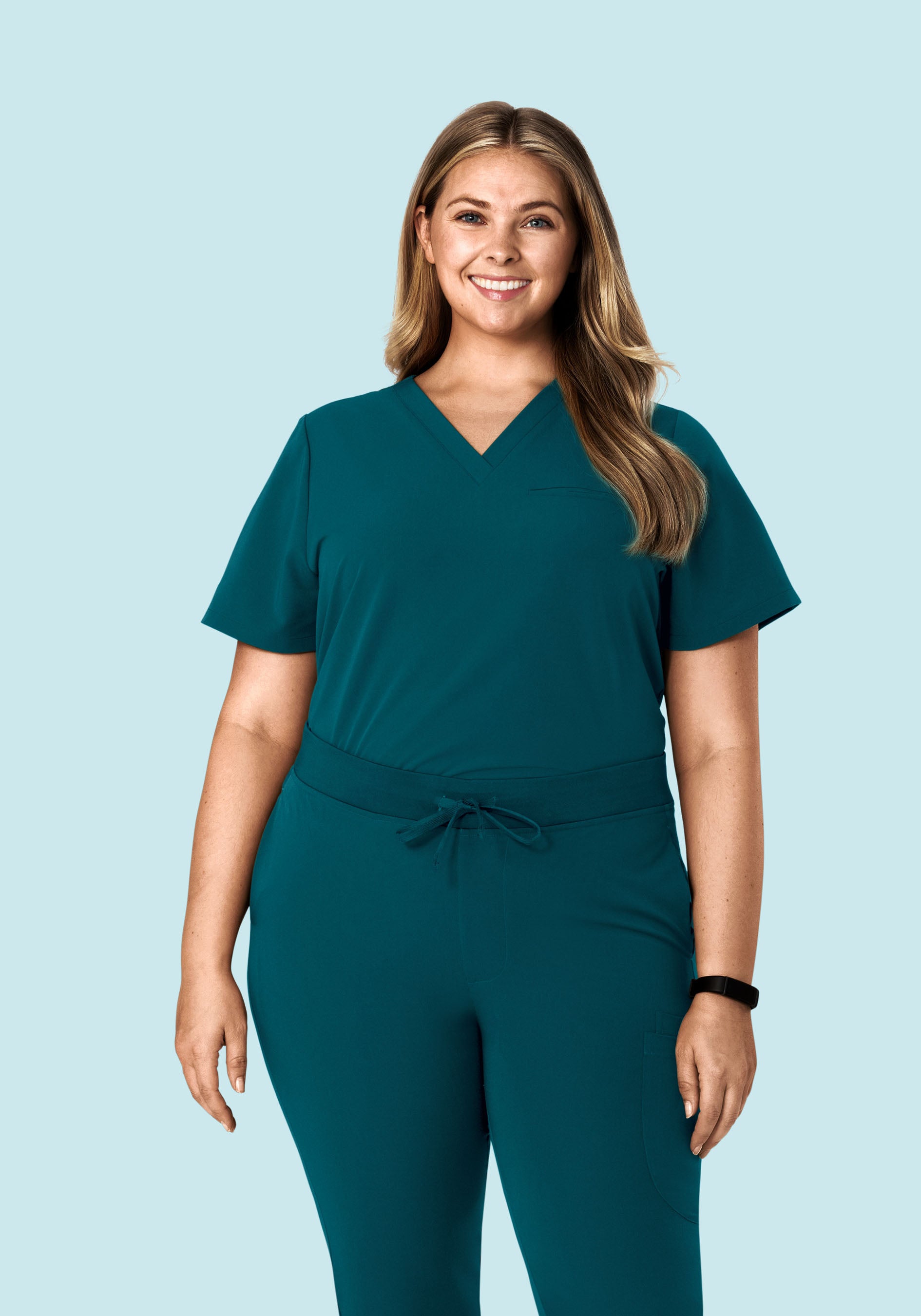 One Pocket Top Caribbean Blue