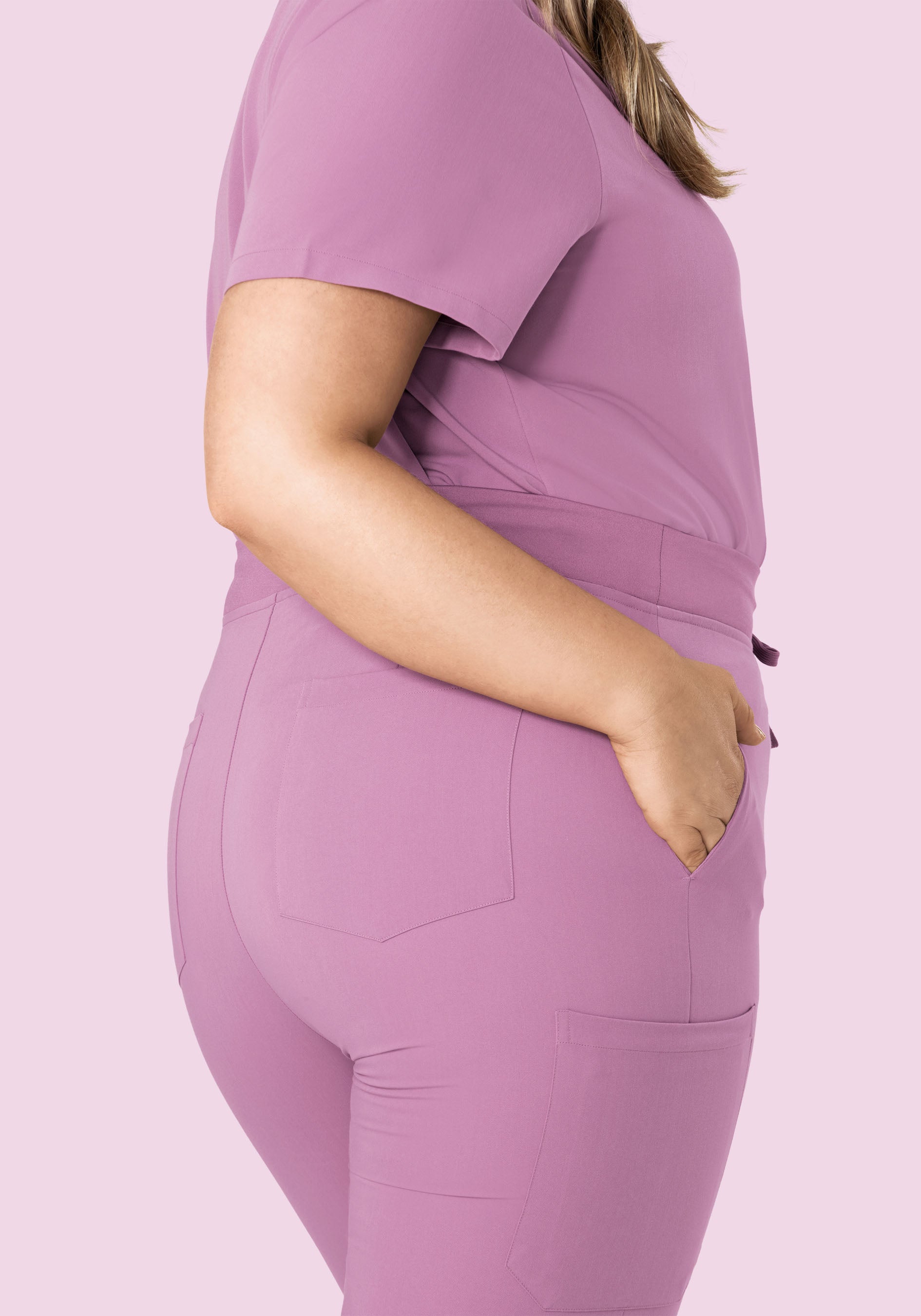 High Waisted Joggers Lilac