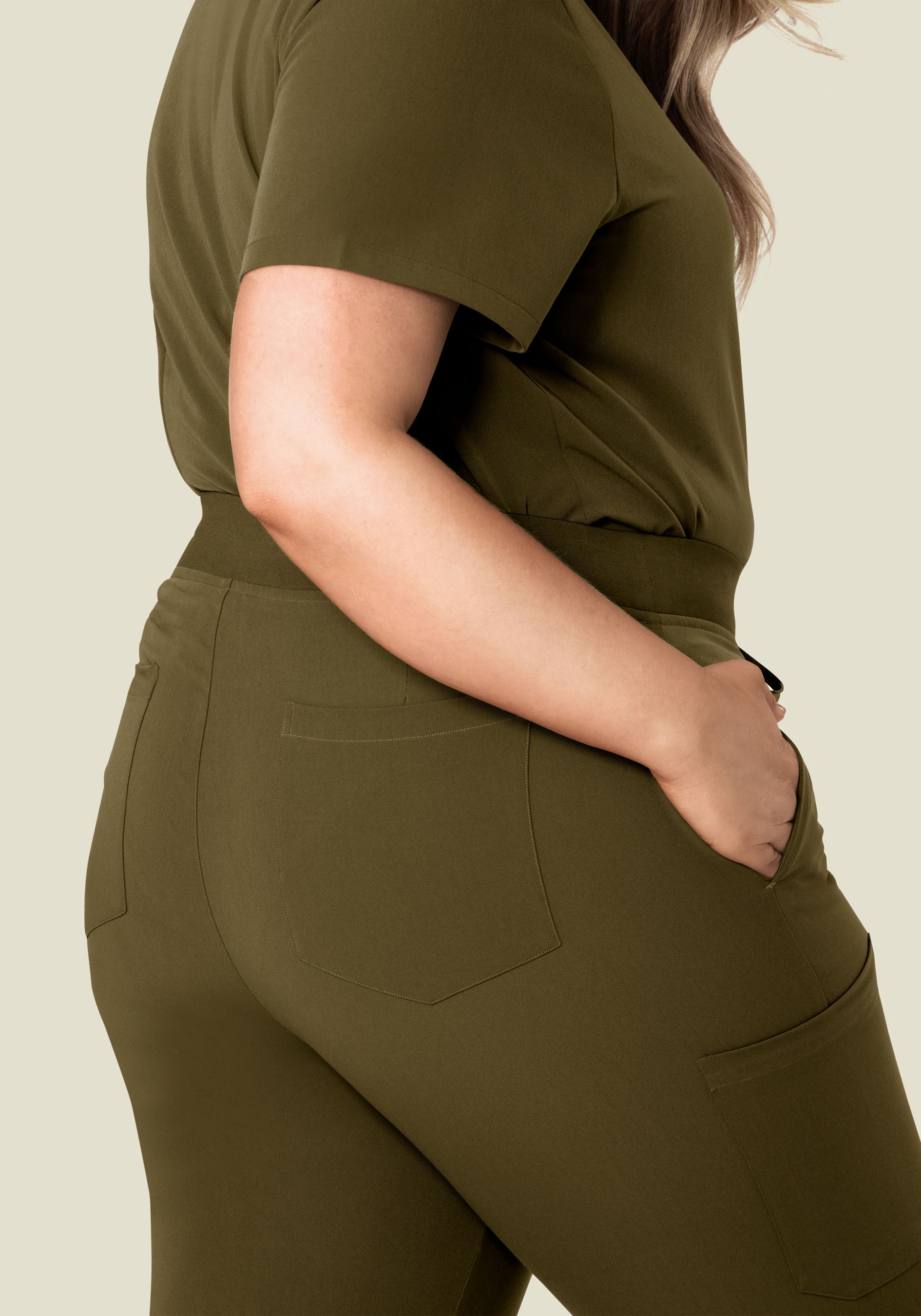 High Waisted Joggers Manzanilla