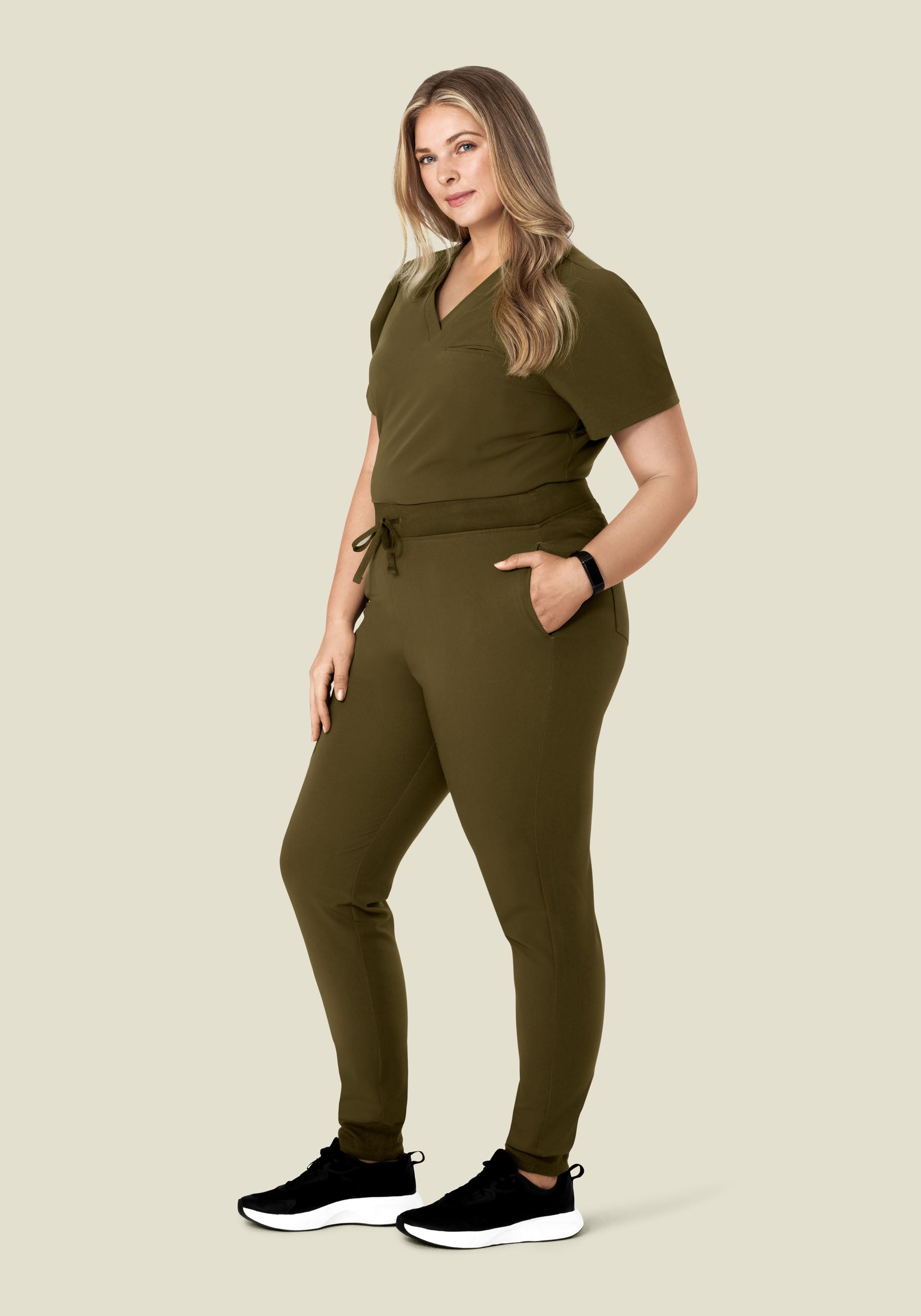 High Waisted Joggers Manzanilla