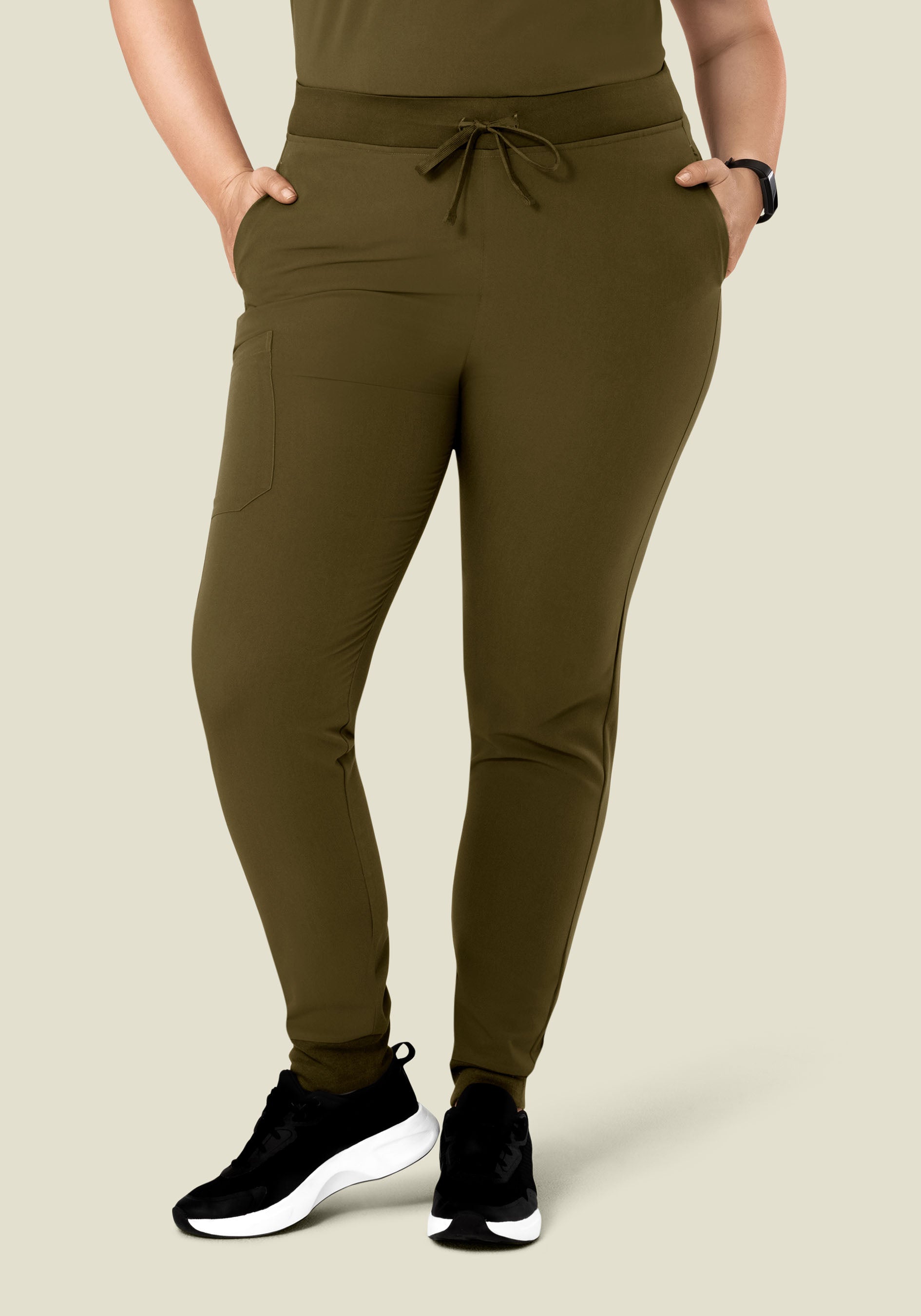 High Waisted Joggers Manzanilla