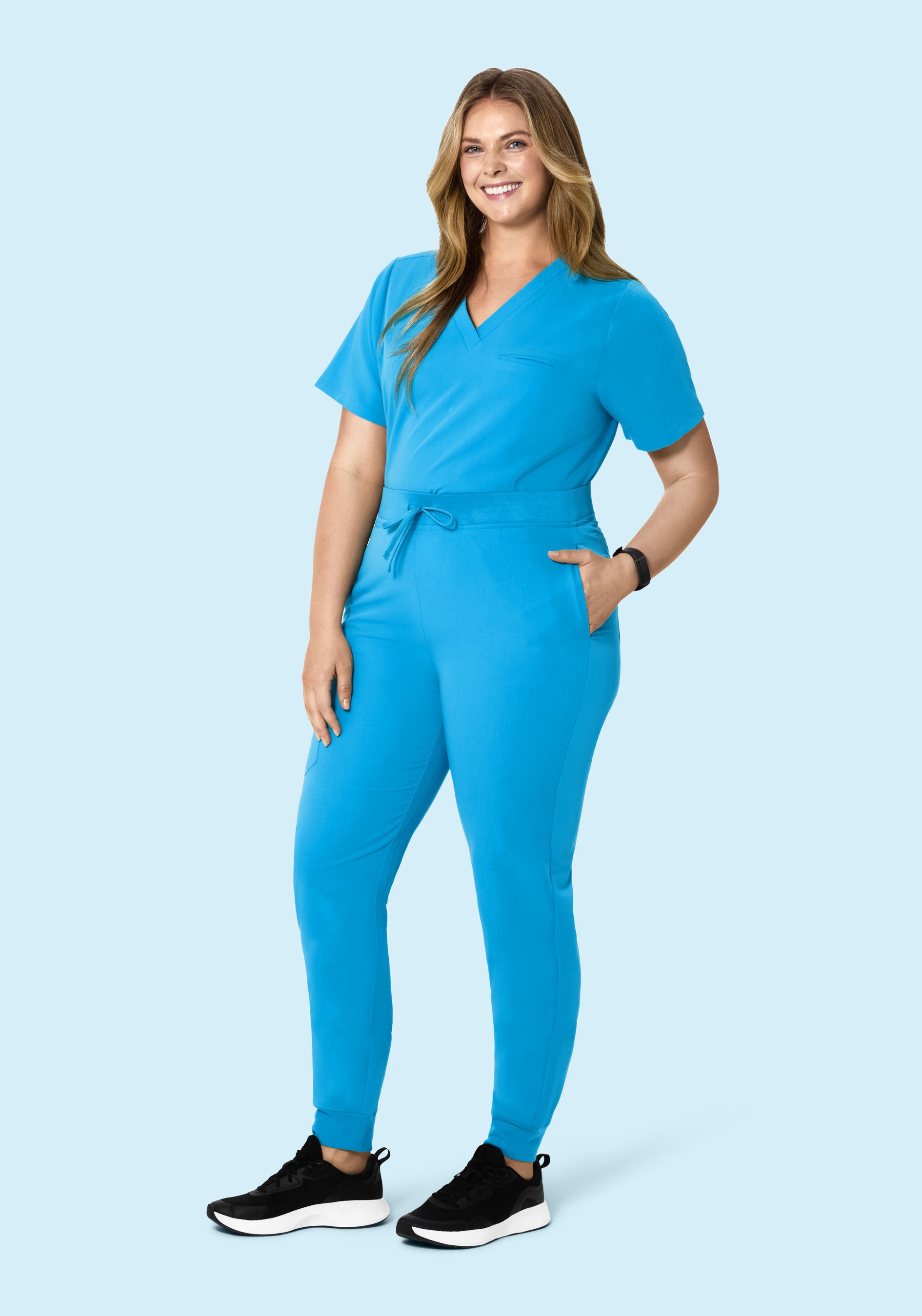 One Pocket Top Horizon Blue