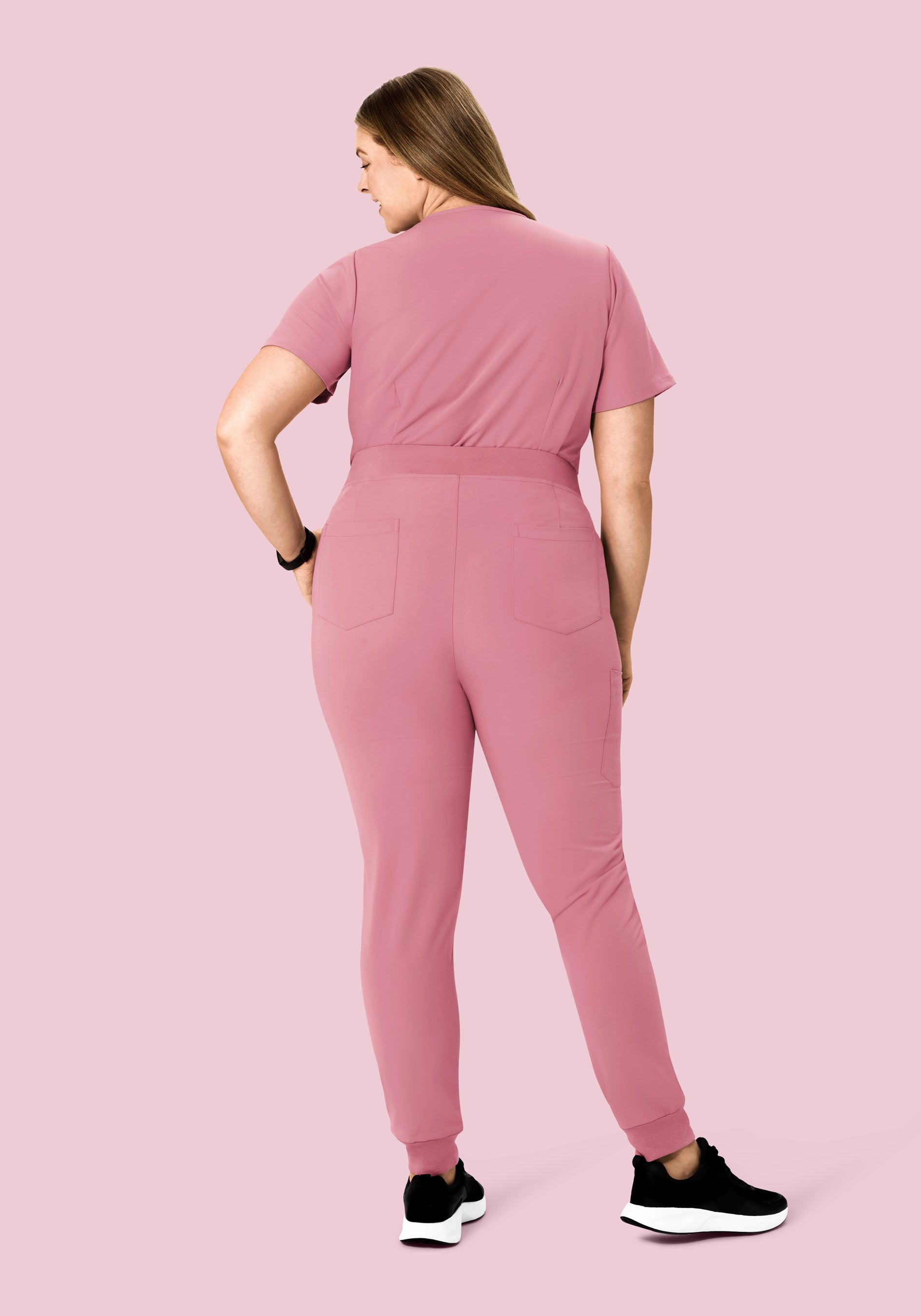 High Waisted Joggers Rosé