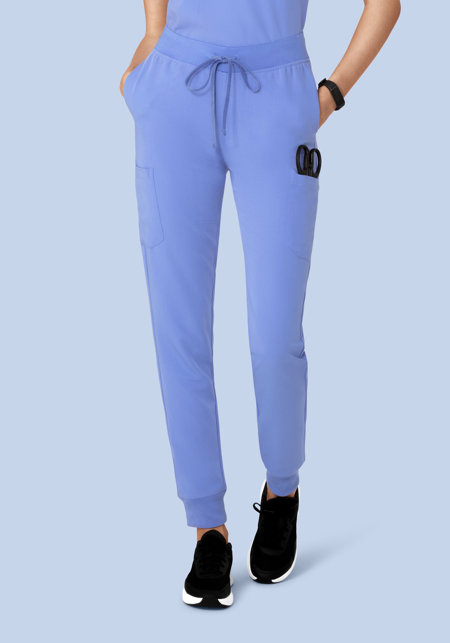 9 Pocket Joggers French Blue