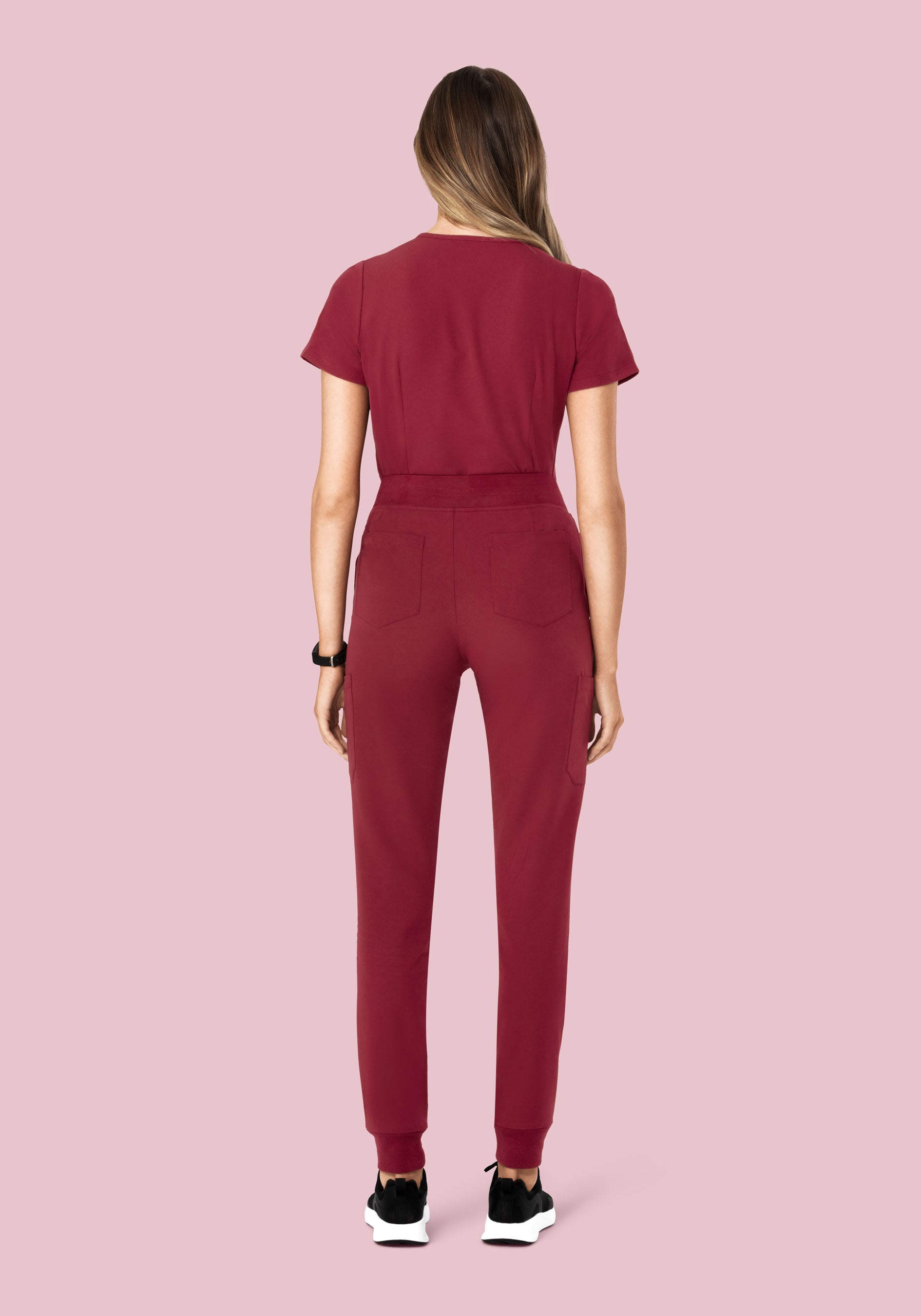 9 Pocket Joggers Garnet