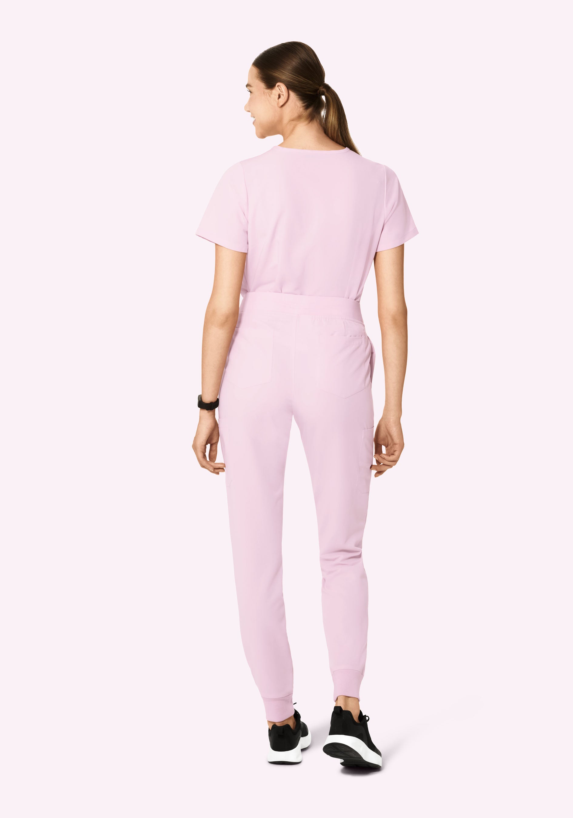 9 Pocket Joggers Misty Rose