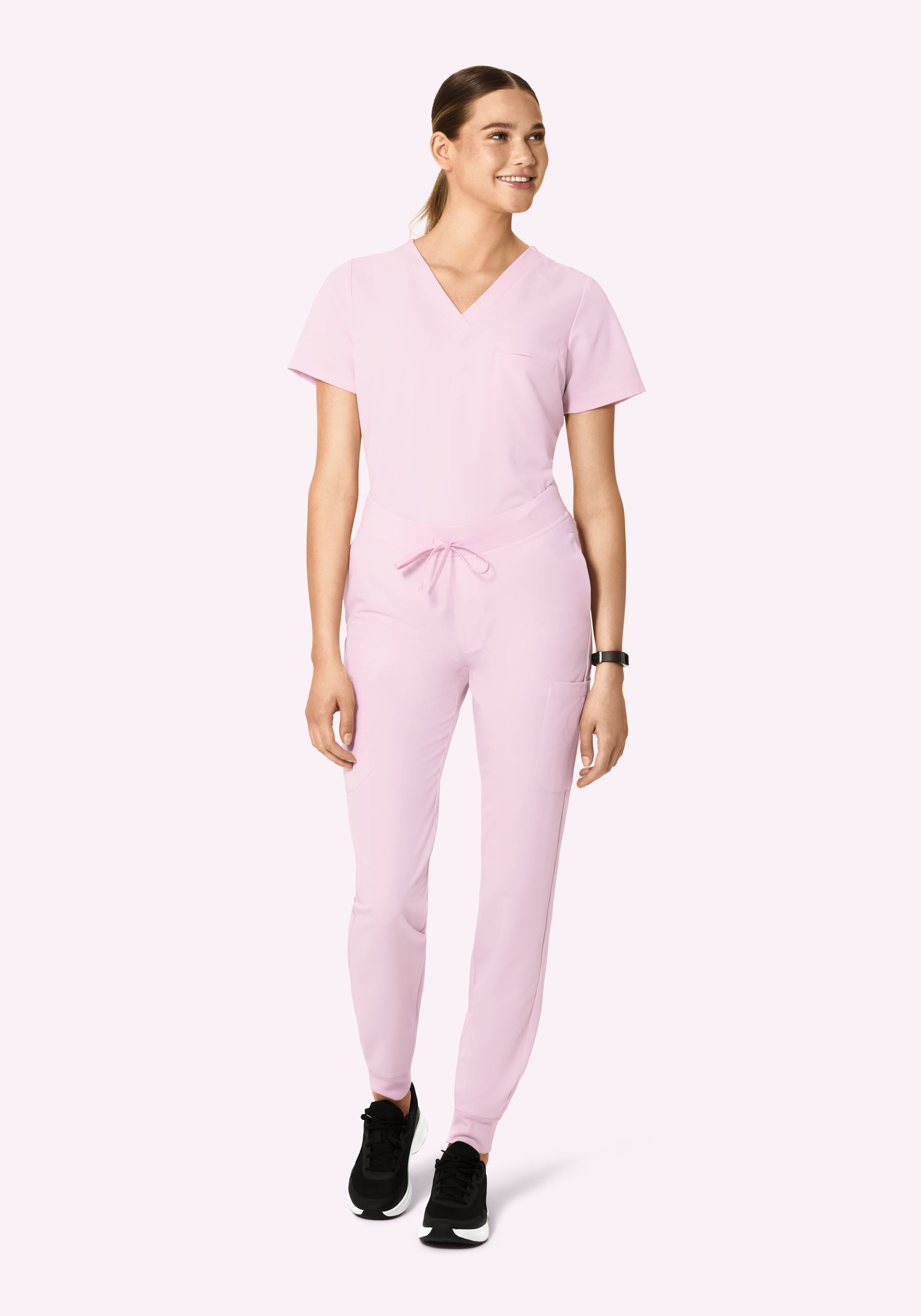 9 Pocket Joggers Misty Rose