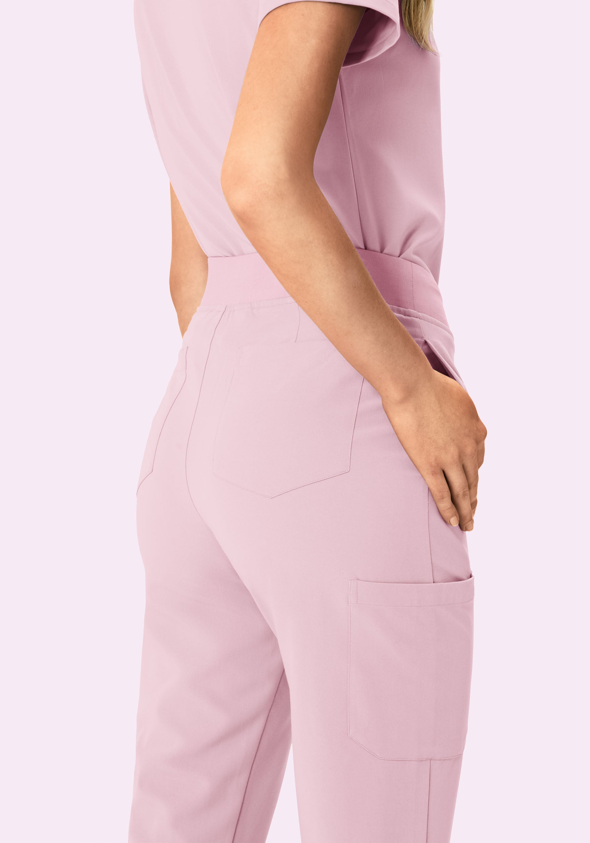 9 Pocket Joggers Pink Pearl