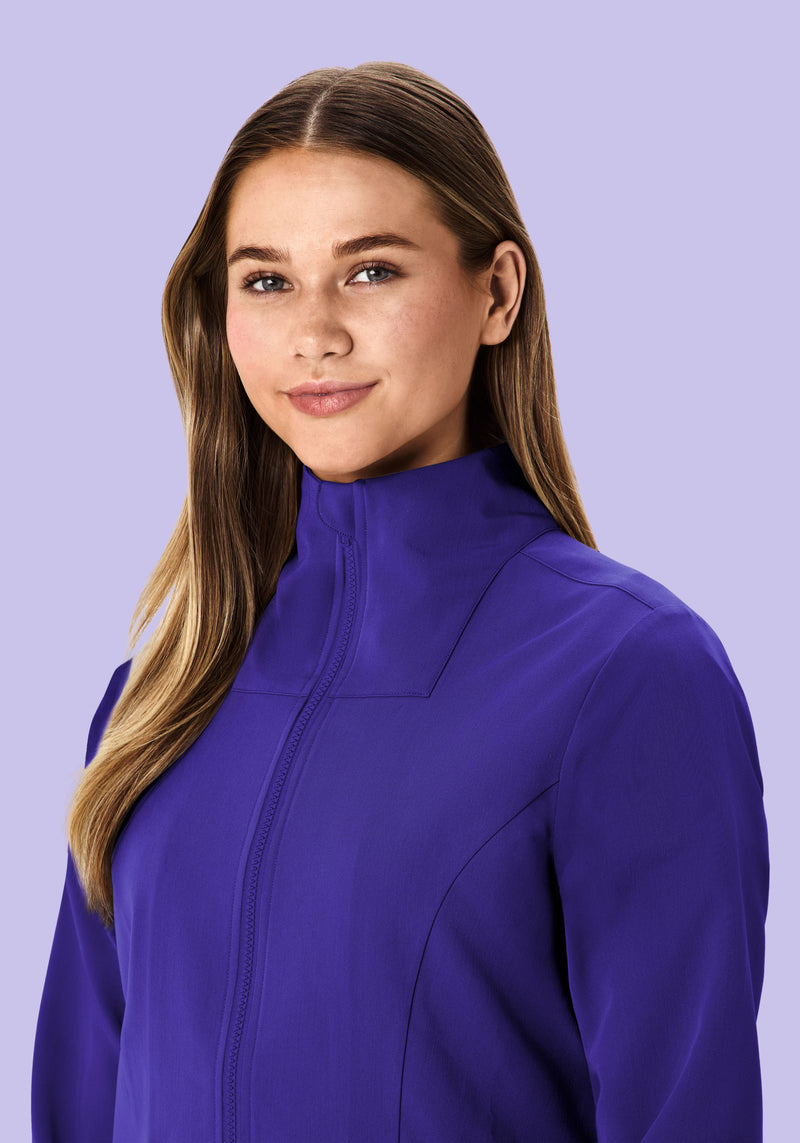 Women's Modern Scrub Jacket True Grape