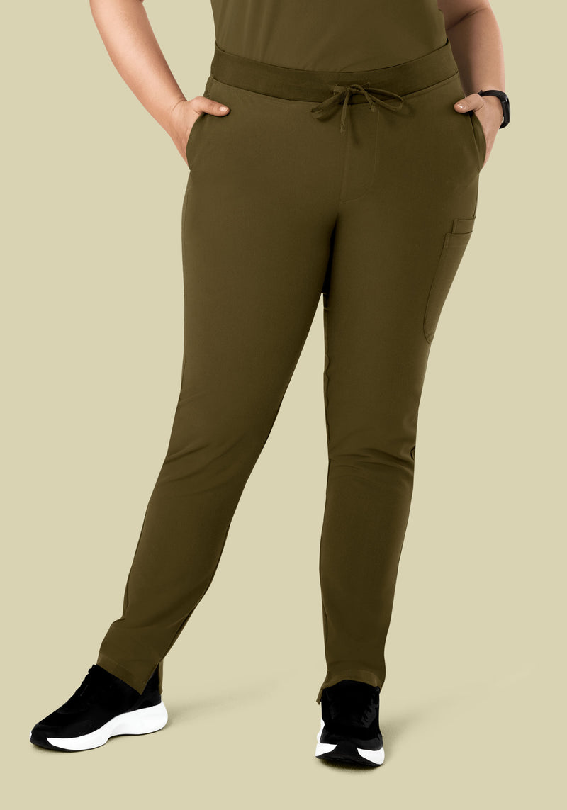 6 Pocket Slim Pants Manzanilla