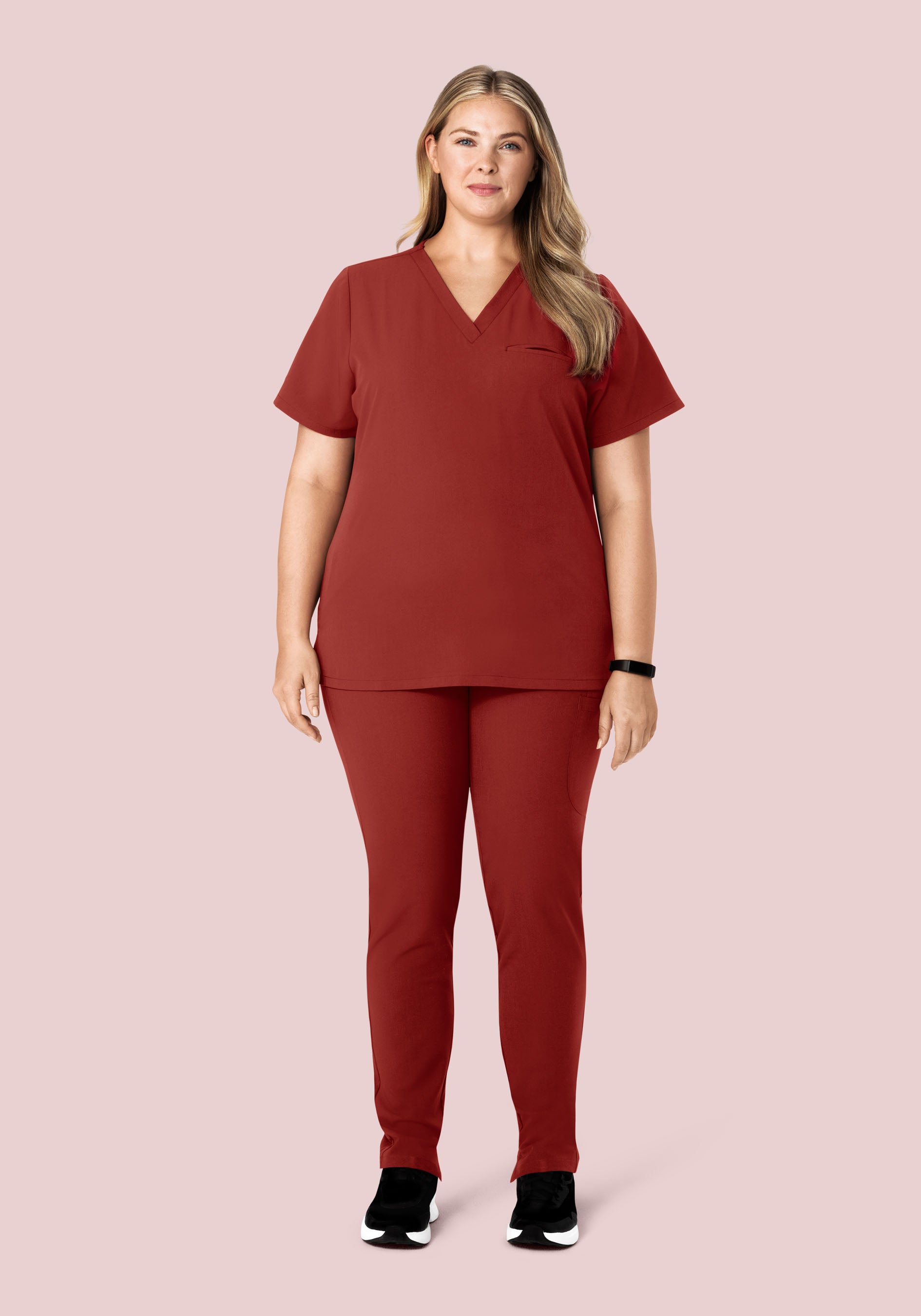 6 Pocket Slim Pants Rosewood