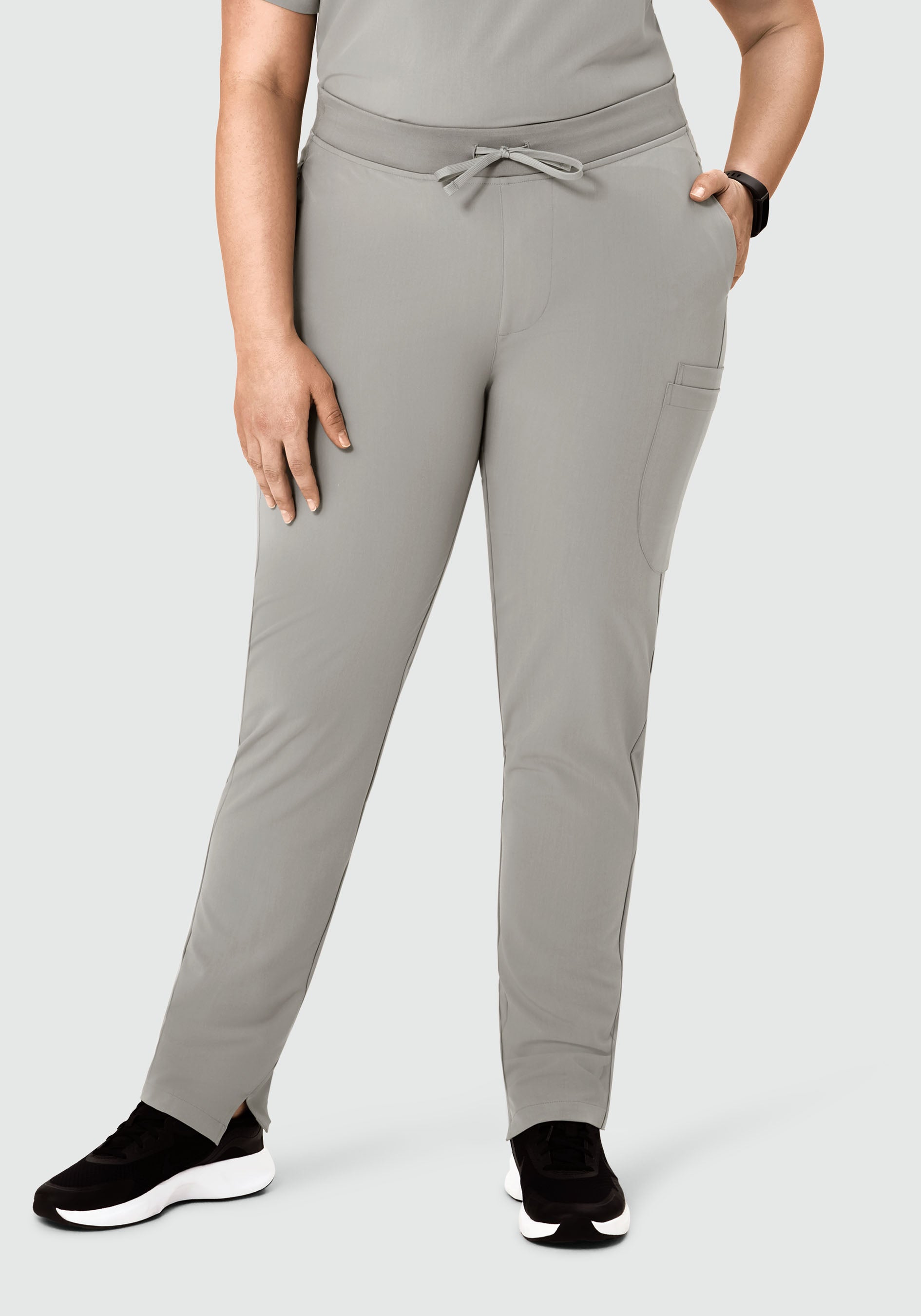 Women's Mid-Rise Slim Leg Pants - Flint | Mandala Scrubs