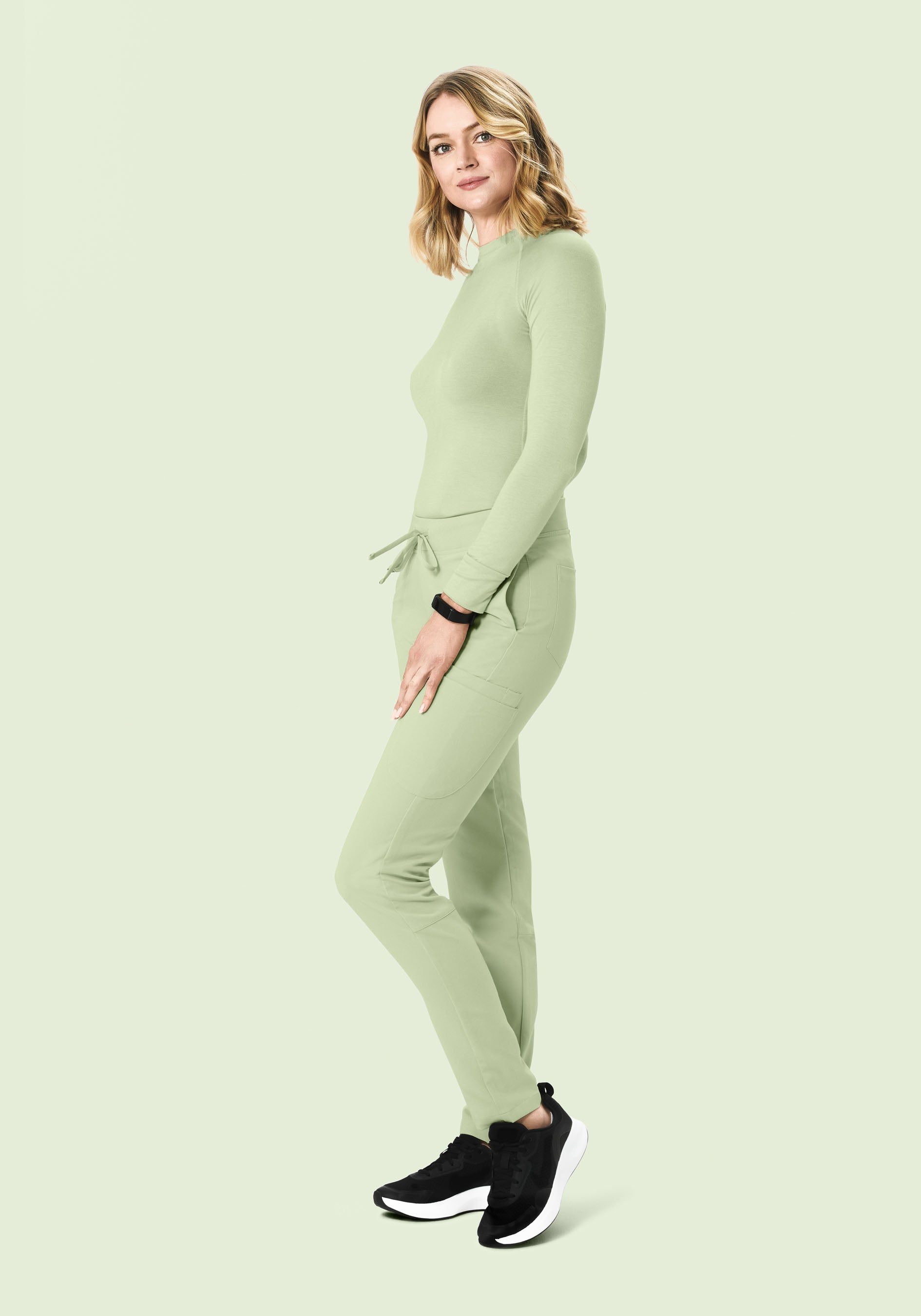 6 Pocket Slim Pants Matcha